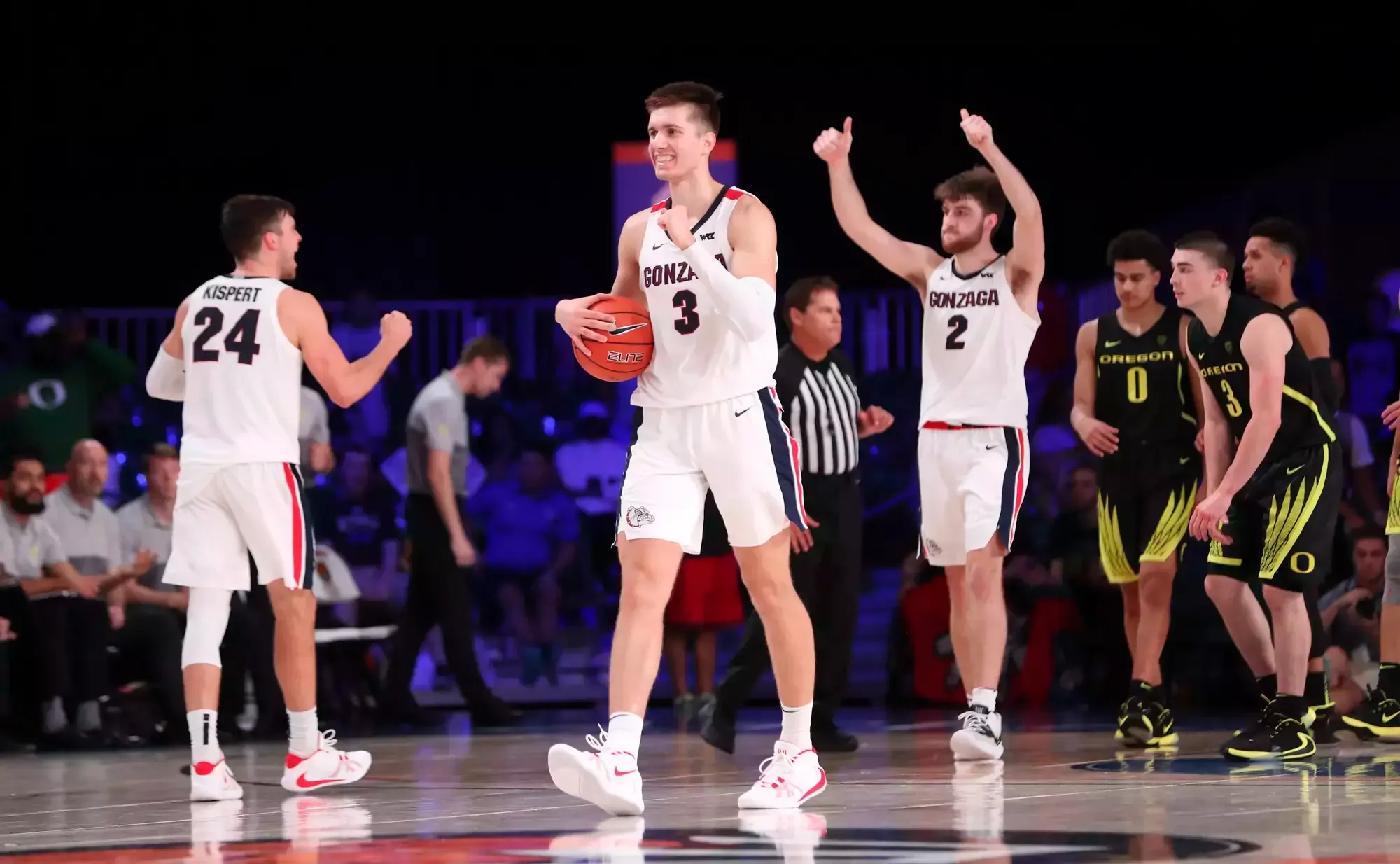 NCAA Basketball: Battle 4 Atlantis-Gonzaga at Oregon
