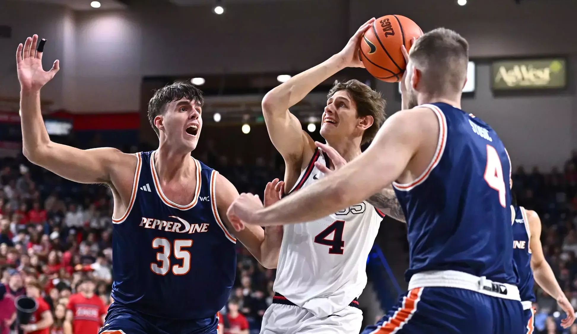 NCAA Basketball: Pepperdine at Gonzaga