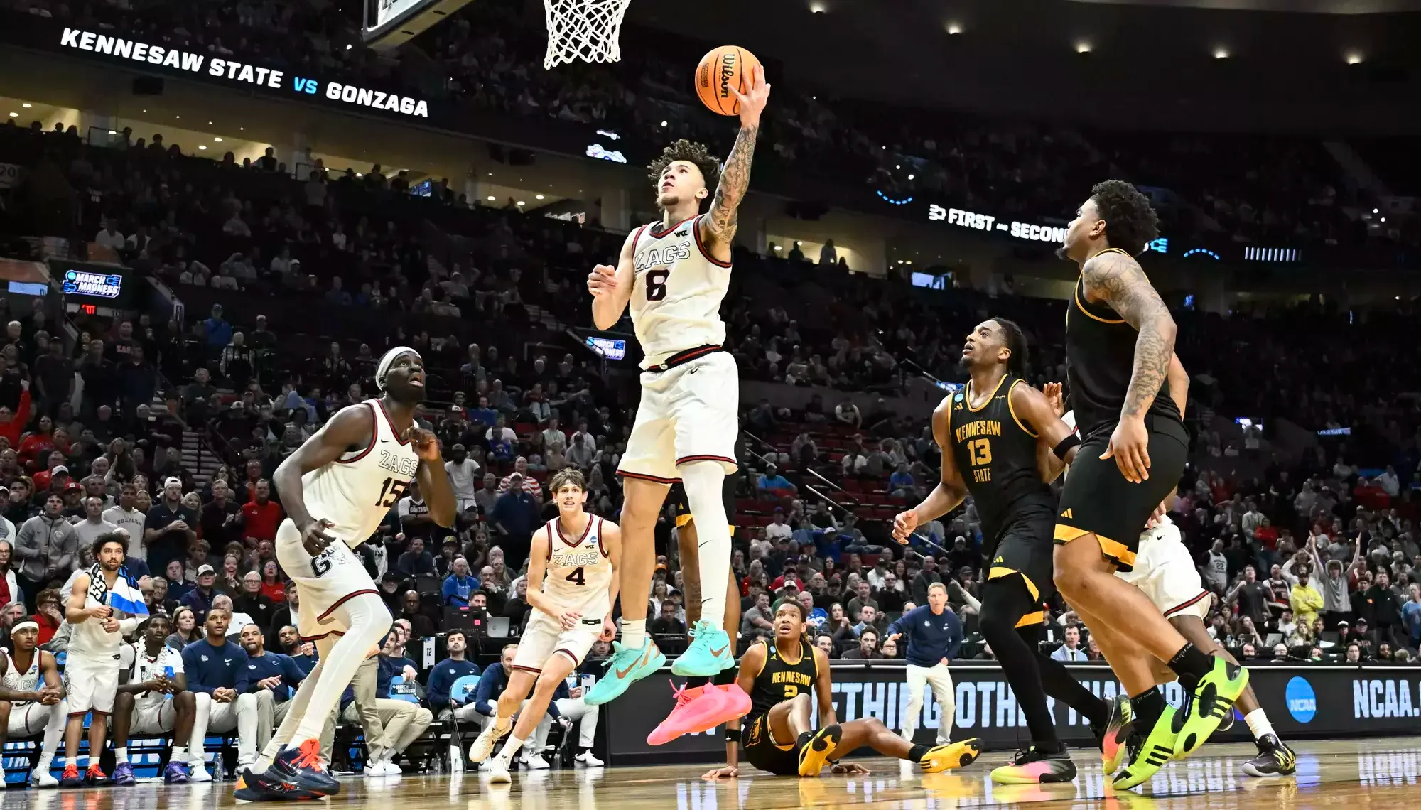 NCAA Basketball: NCAA Tournament First Round-Kennesaw State at Gonzaga
