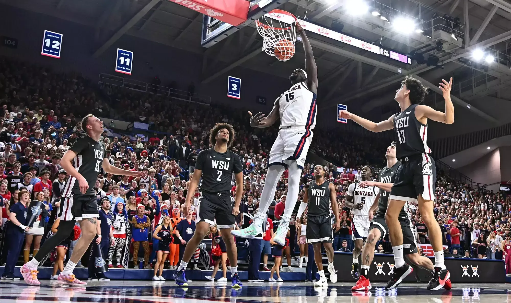 NCAA Basketball: Washington State at Gonzaga