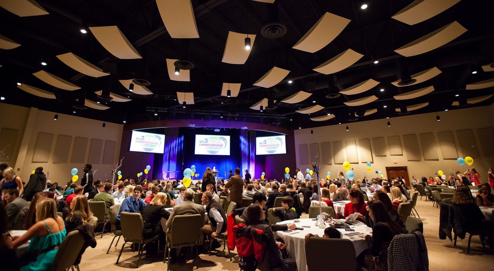 NCCAA Banquet WCC setup