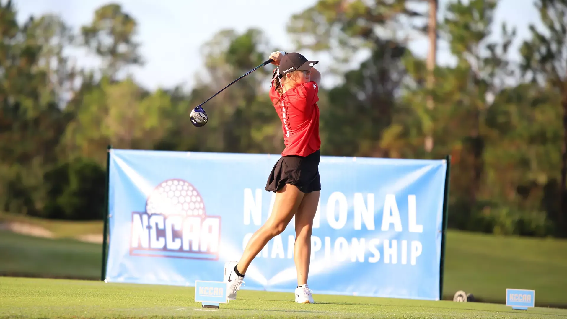 Kiley Standring NCCAA Tee Shot Day One