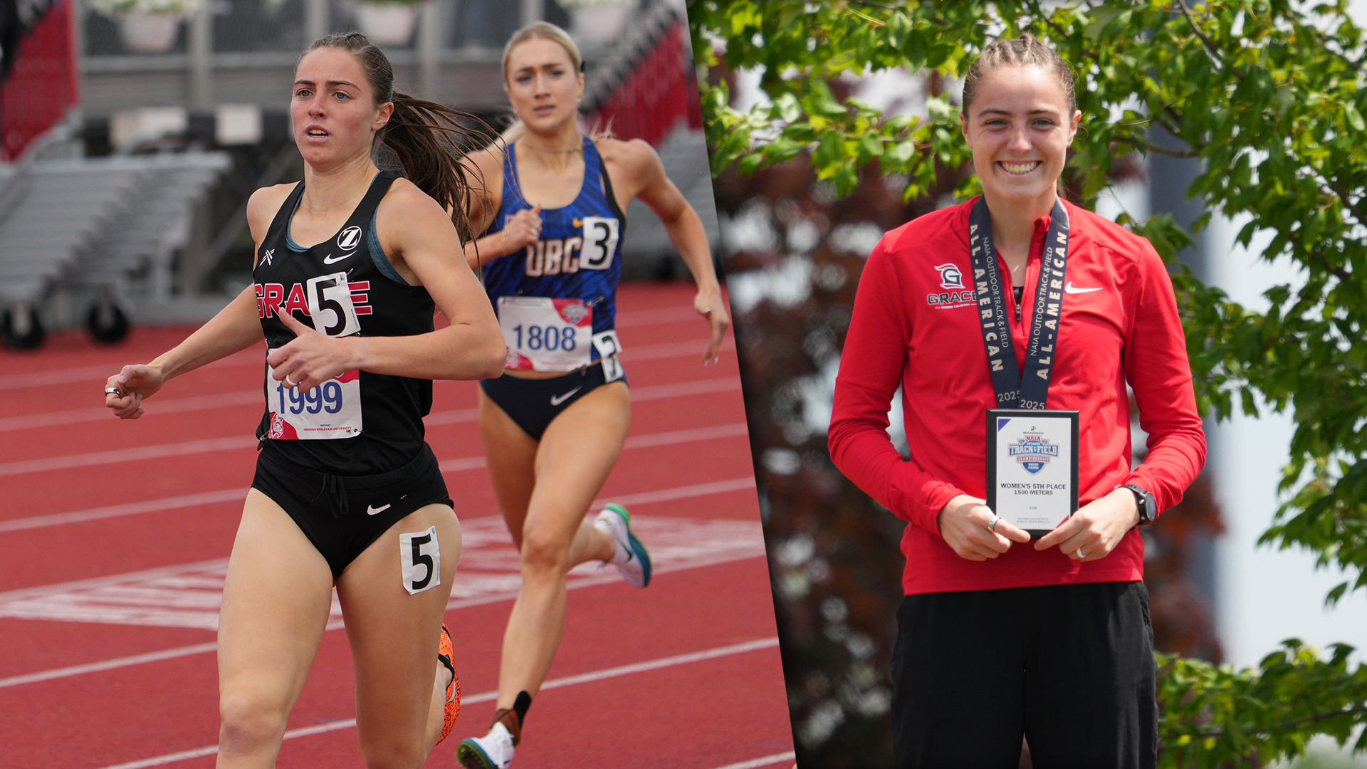 Kylie Sauder split NAIA Nationals 2025