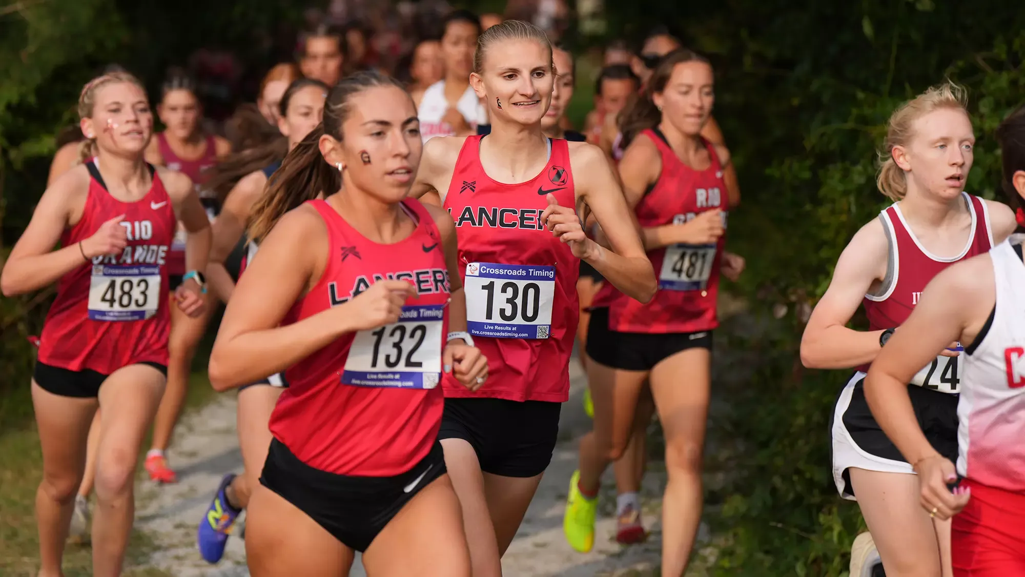 Leah Emch XC smile red uniform pack 2025