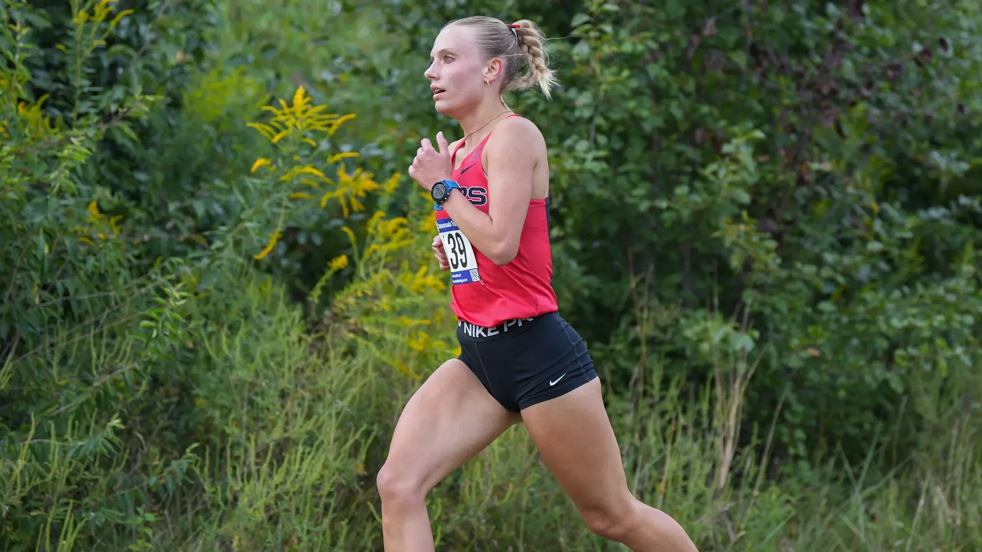 Grace Pettit side run XC 2025