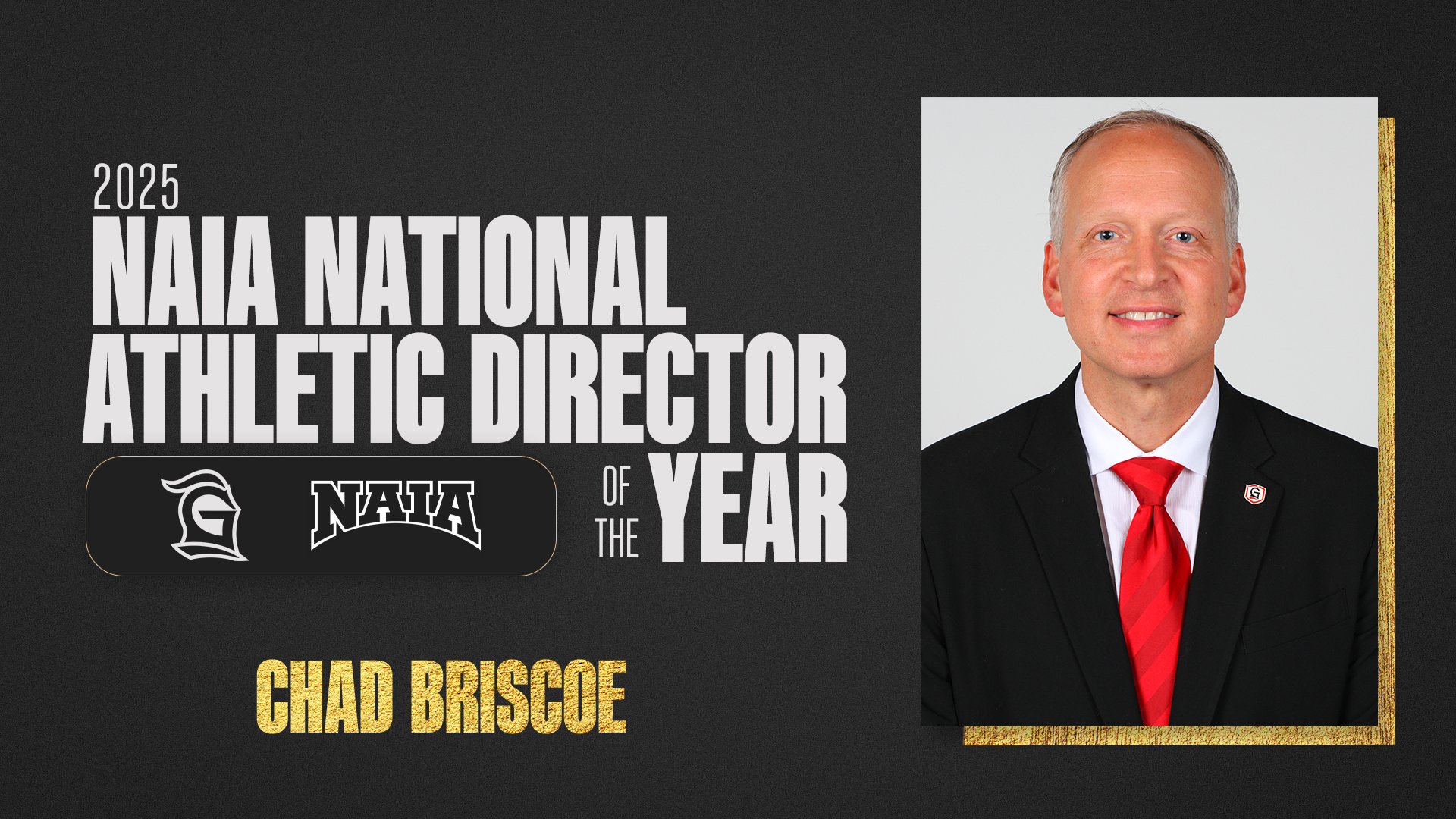 Chad Briscoe 2025 NAIA AD of the Year
