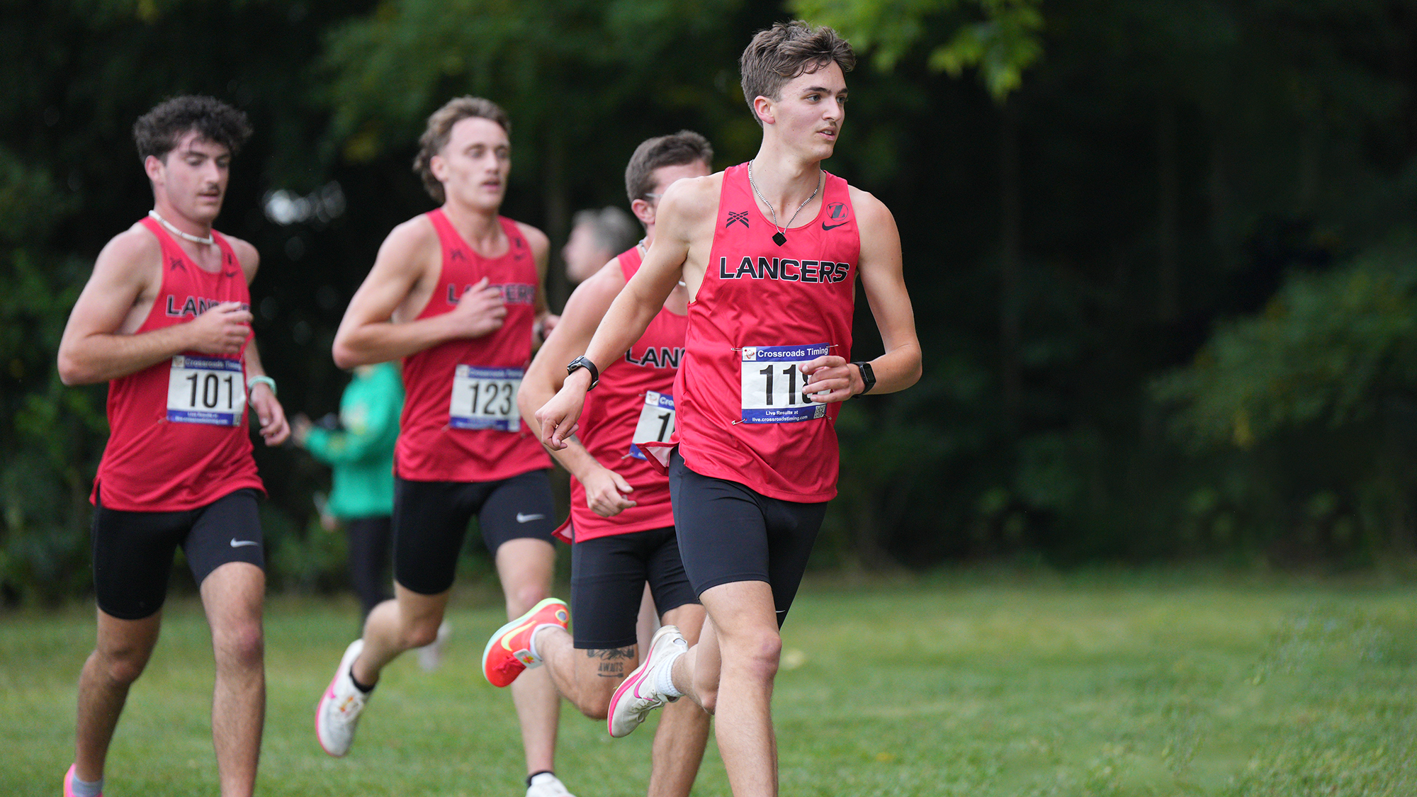 Men's XC pack running red uniform 2025
