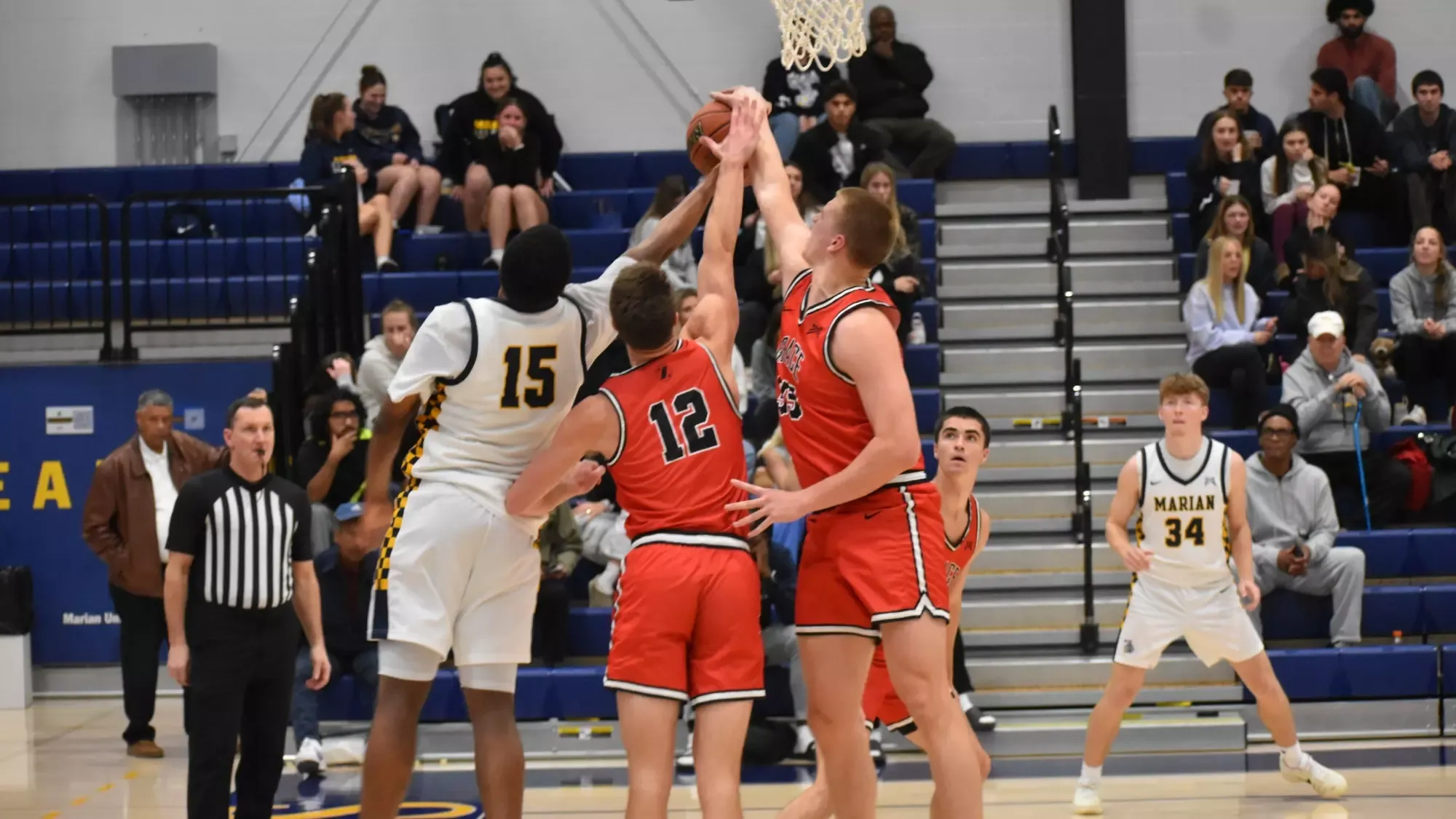Raasch brothers block party vs Marian MBB 2025