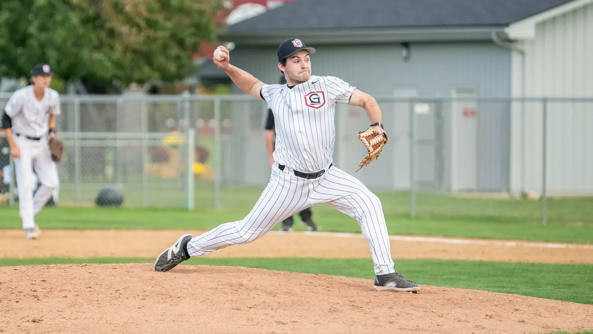 Isaac Roberts BASE mound side stretch 2025