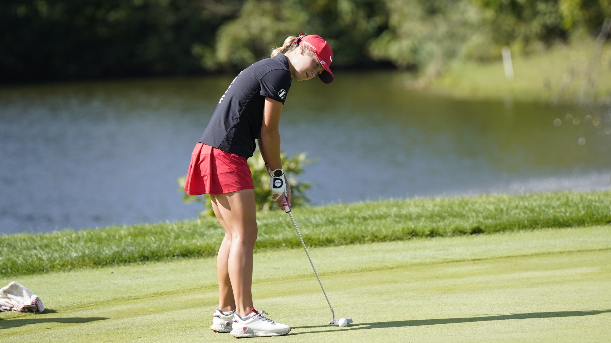 Bramer with pond behind