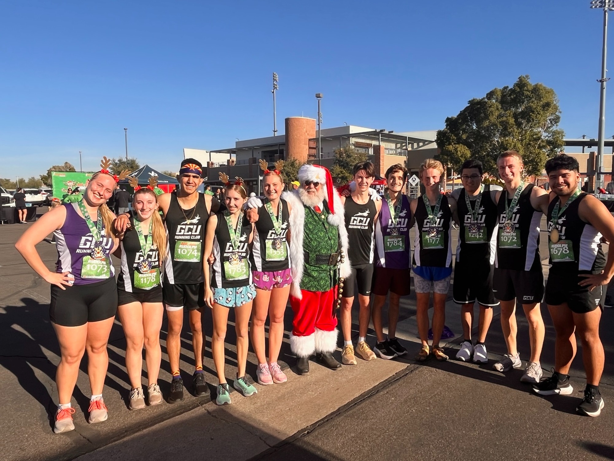 GCU Running Club at Run Run Rudolph 5K 12-8-24