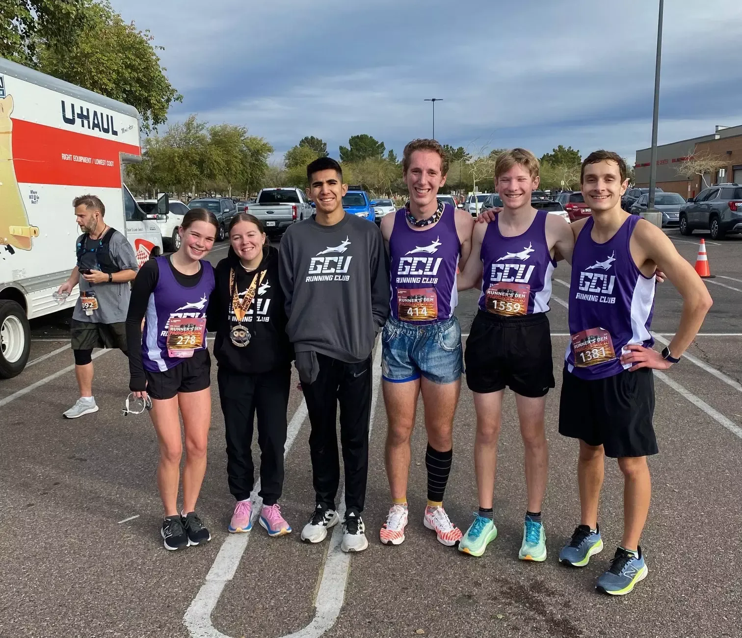 GCU Running Club at Runner's Den Pancake Run 2-4-24
