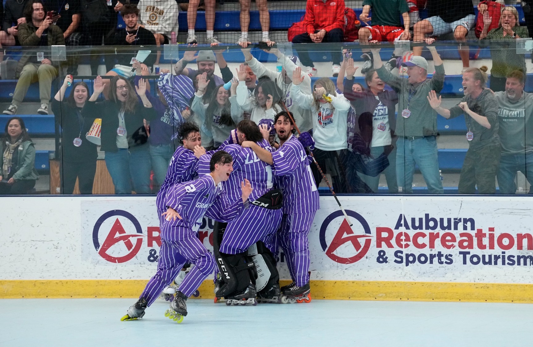 GCU Roller postgame celebration 4-20-24