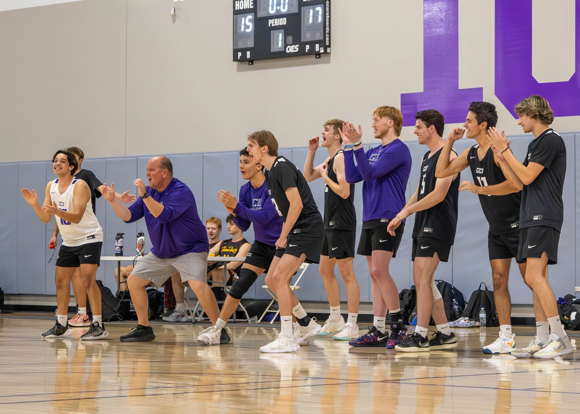 GCU Men's Volleyball Bench 2 at Grand Canyon Fall Classic