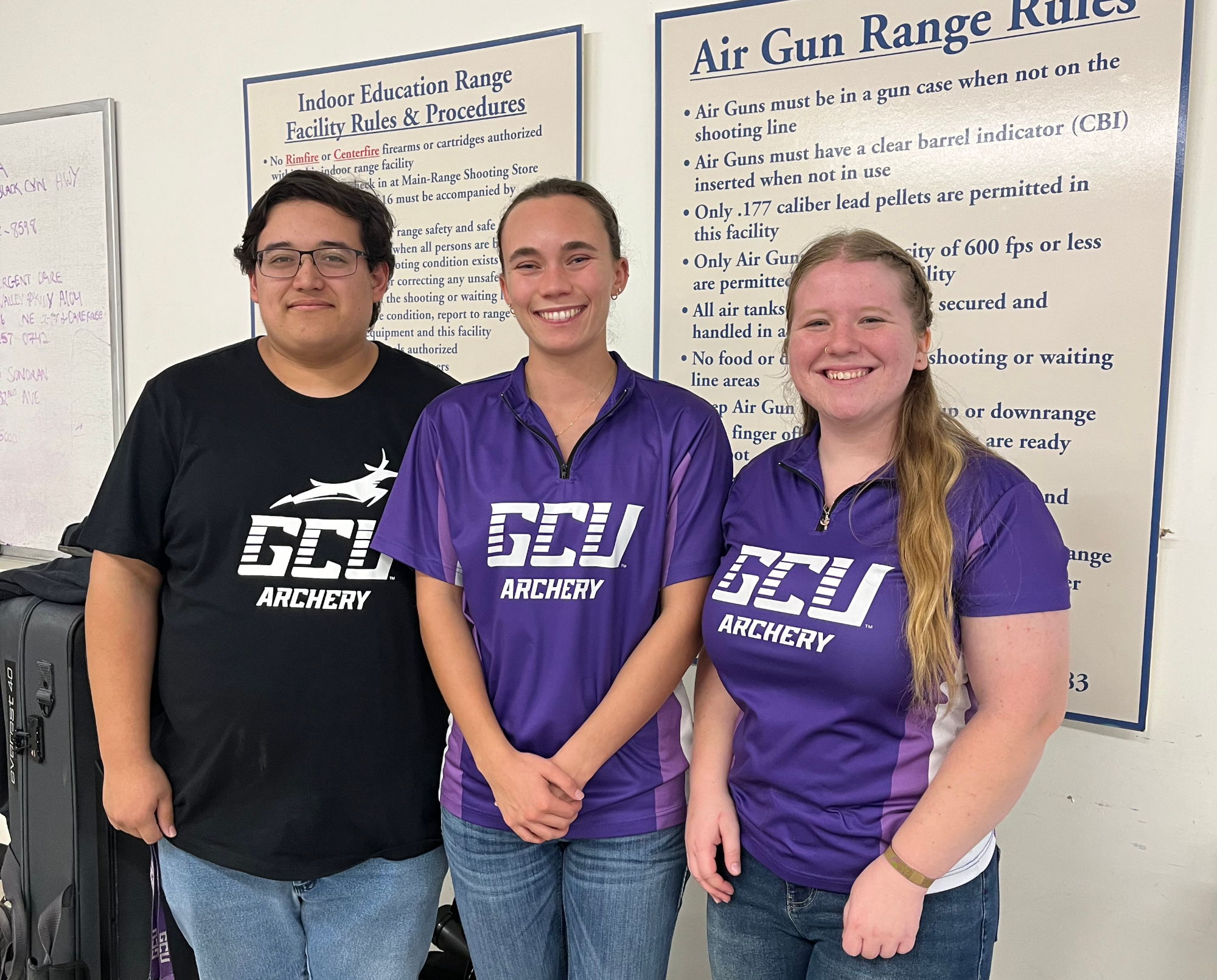 Grant Gamez, Makayla Dickey, Jessie Hannemann at Corner Cup 12-6-25