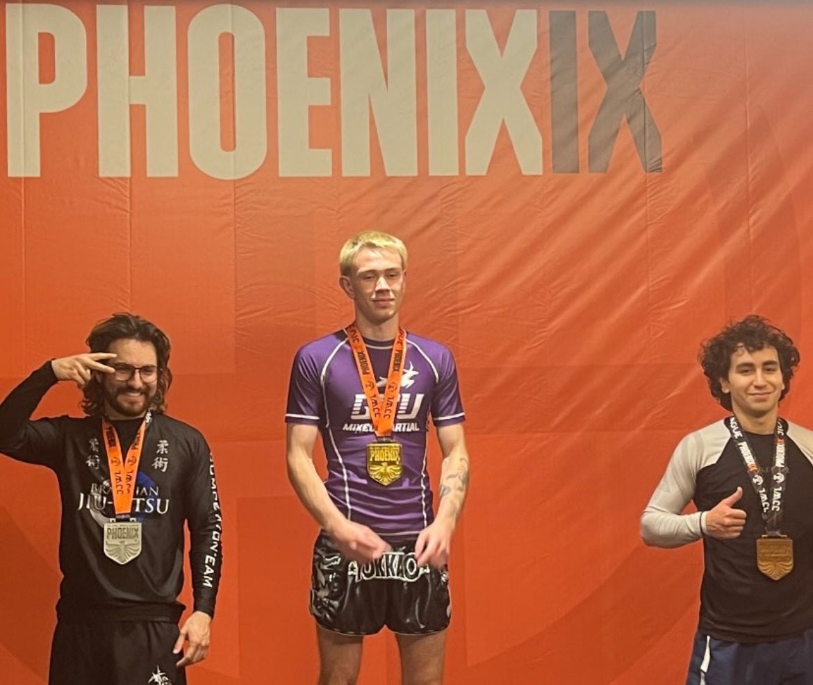 Jake Farmer on podium at Jiu Jitsu World League 3-2-25