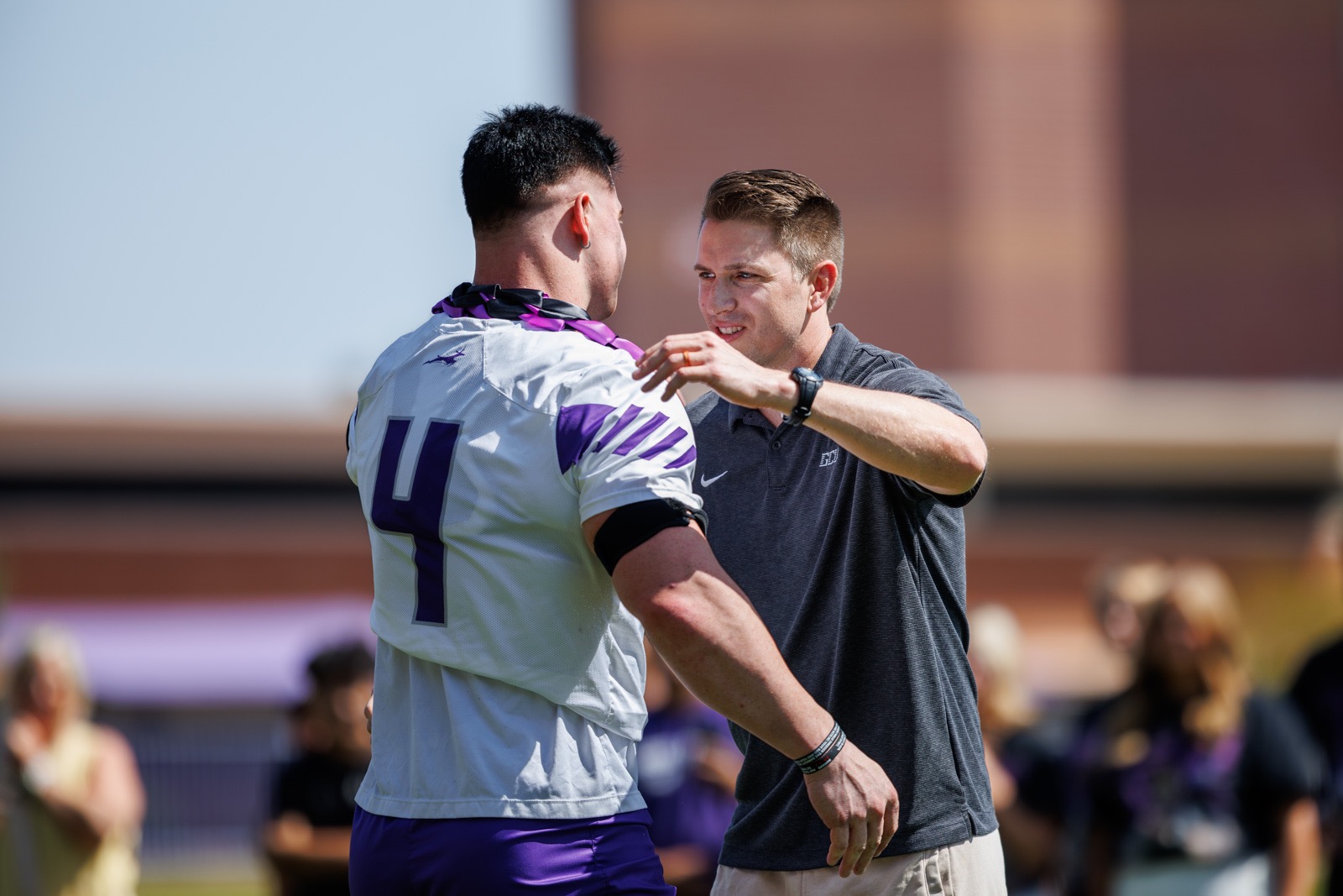 Garrett Beck Senior Day Pregame1