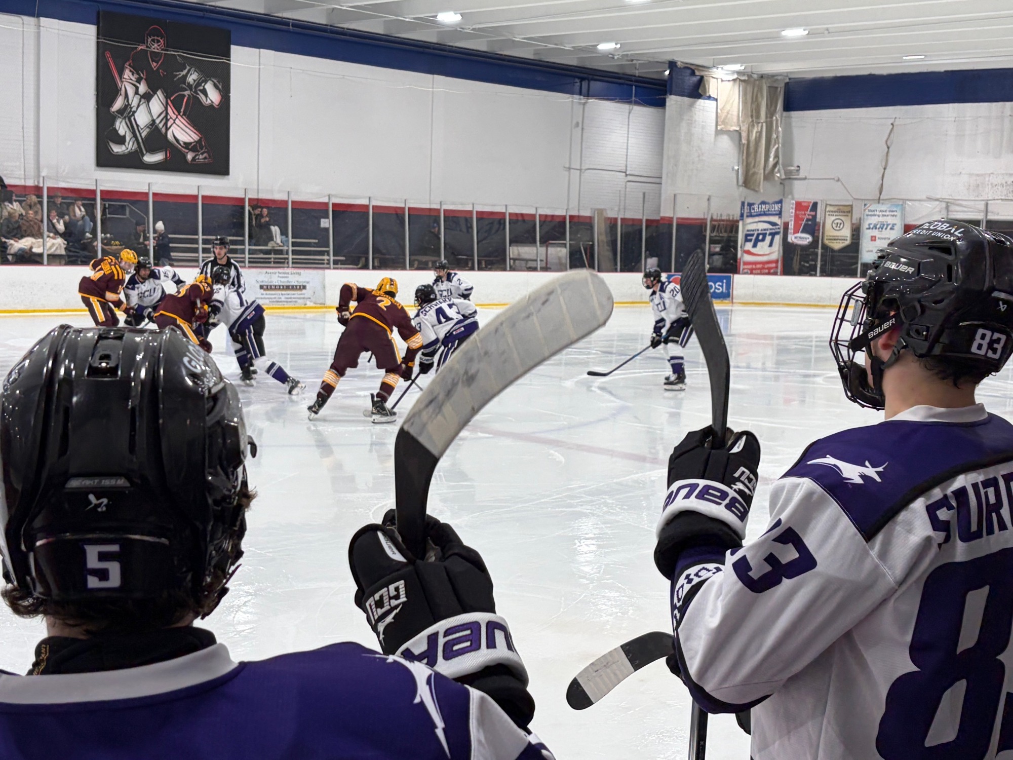 2nd period faceoff vs. Arizona State 1-10-26