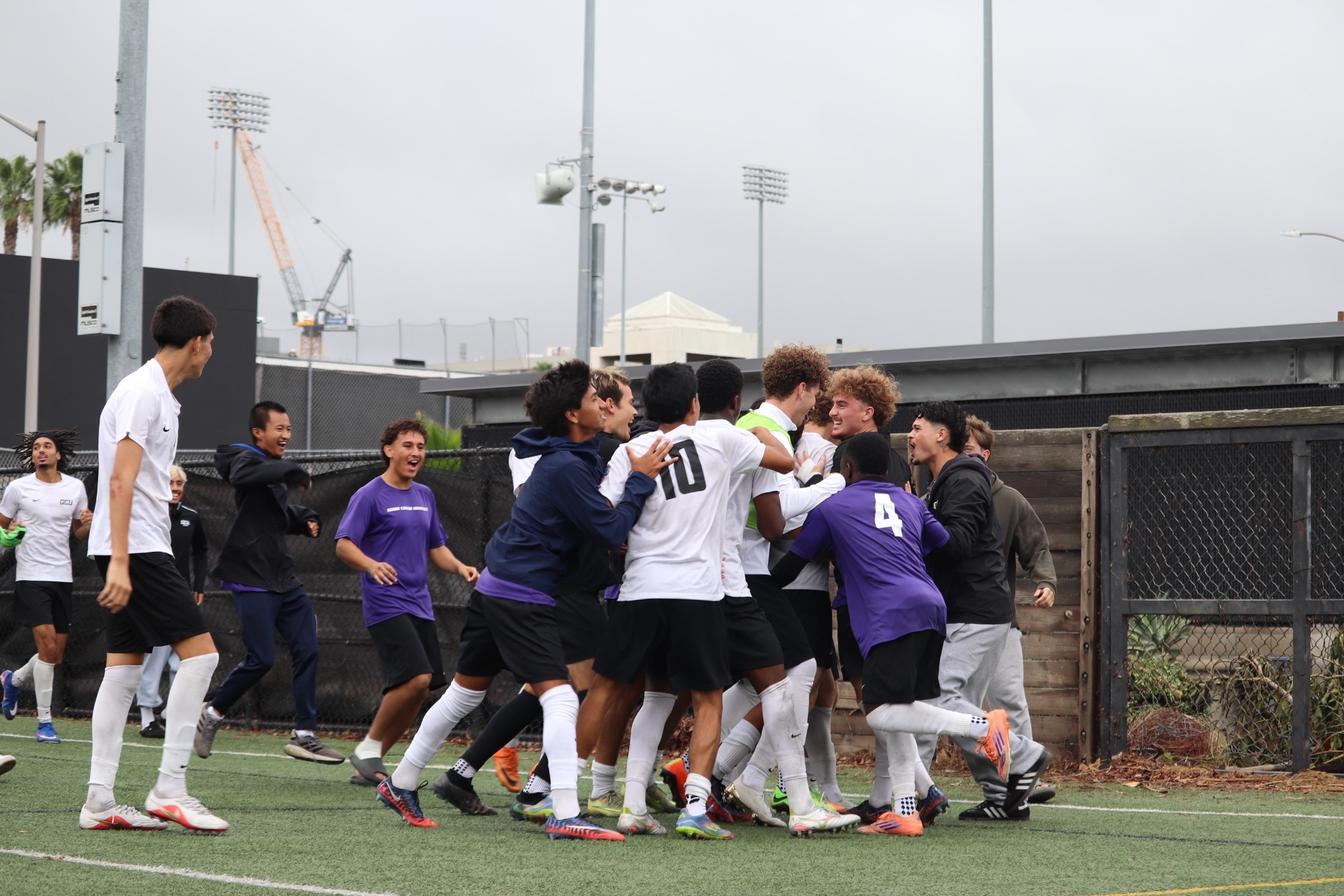 GCU Men's Club Soccer celebration vs. Cal Poly (Aztec Cup) 10-11-26