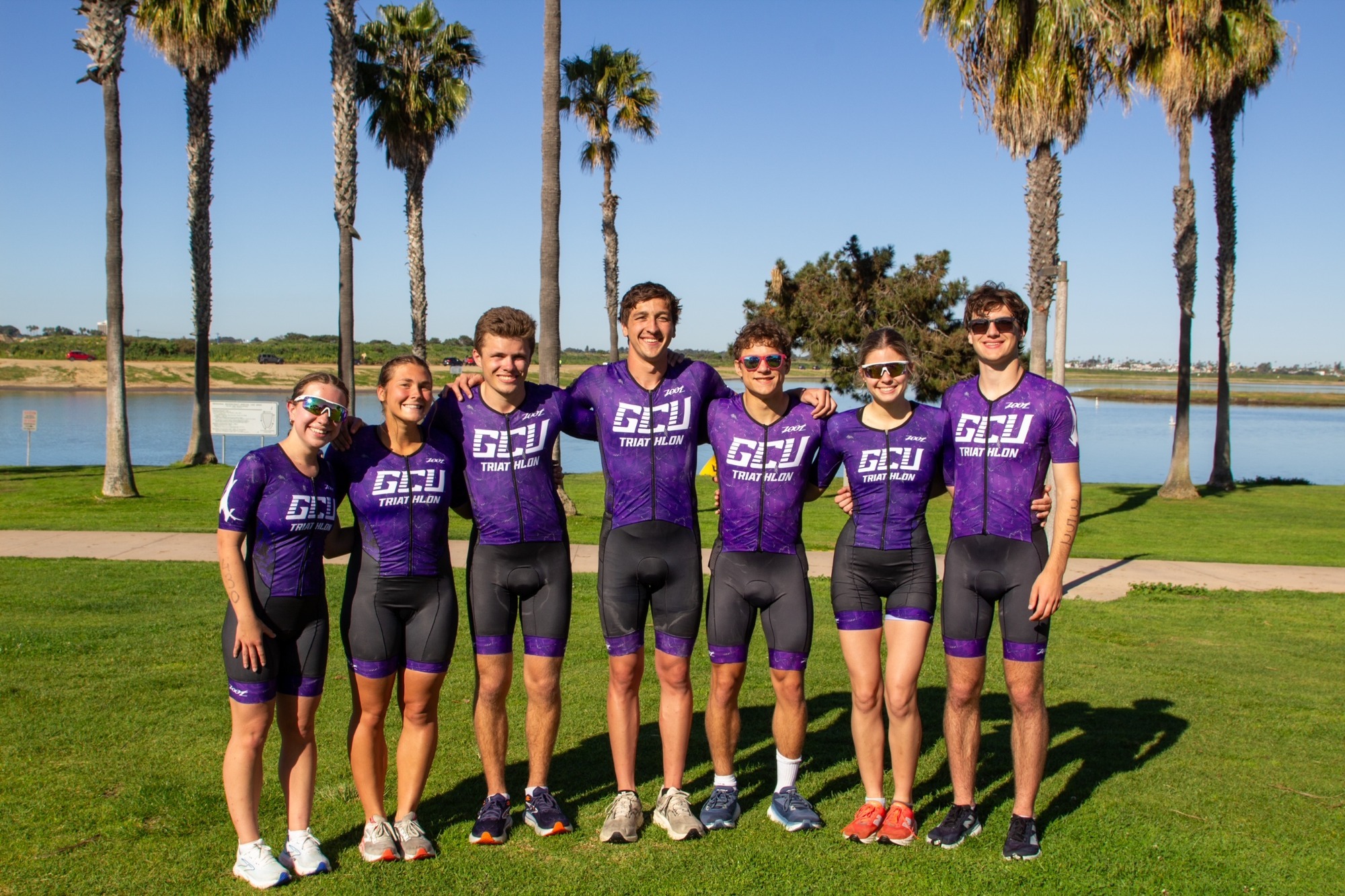 GCU Club Triathlon team pic at Tritonman Triathlon 3-1-26