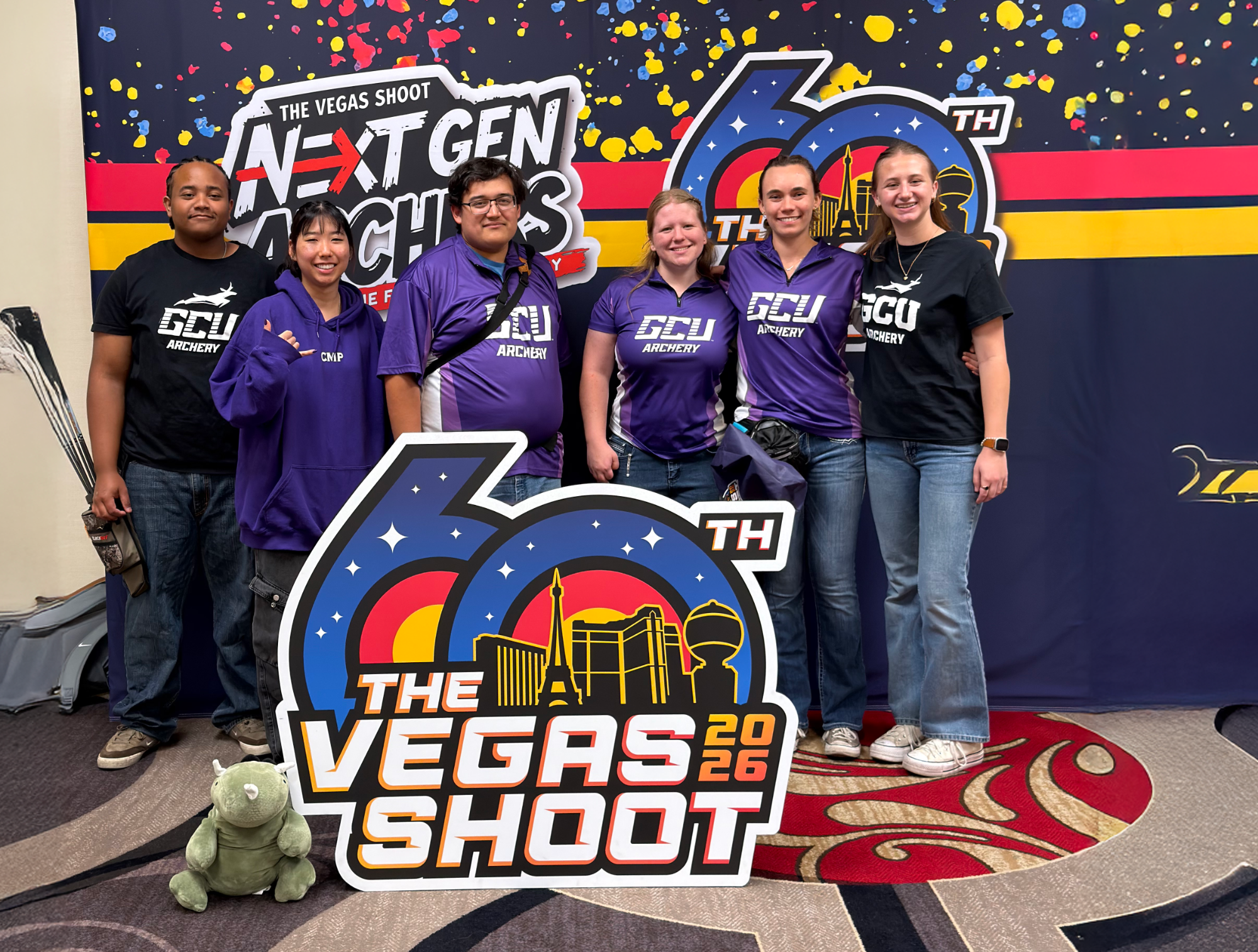 GCU Archery team pic at Vegas Shoot 3-27-26