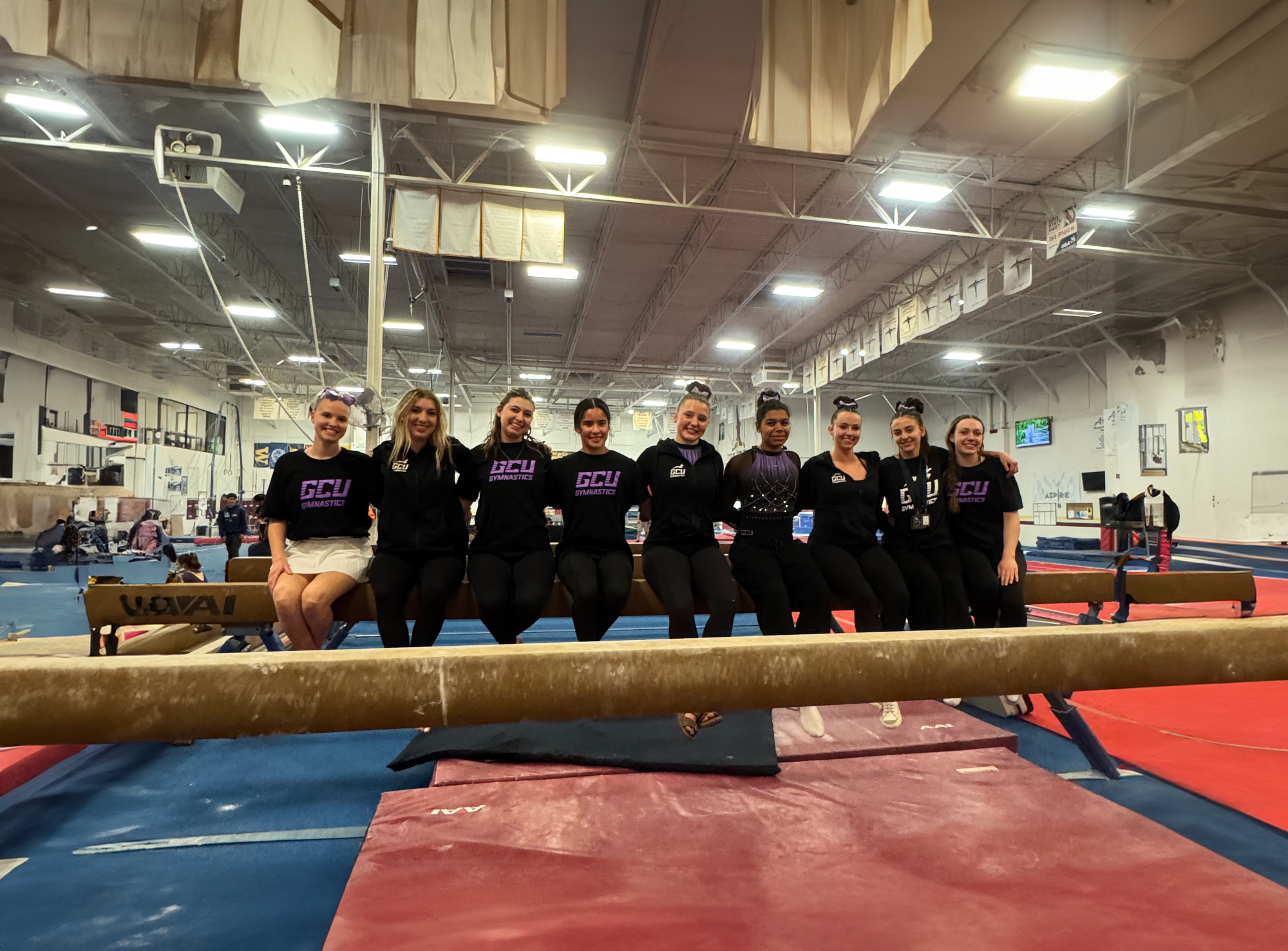 GCU Club Gymnastics team pic at NAIGC Western Regionals 2-16-26