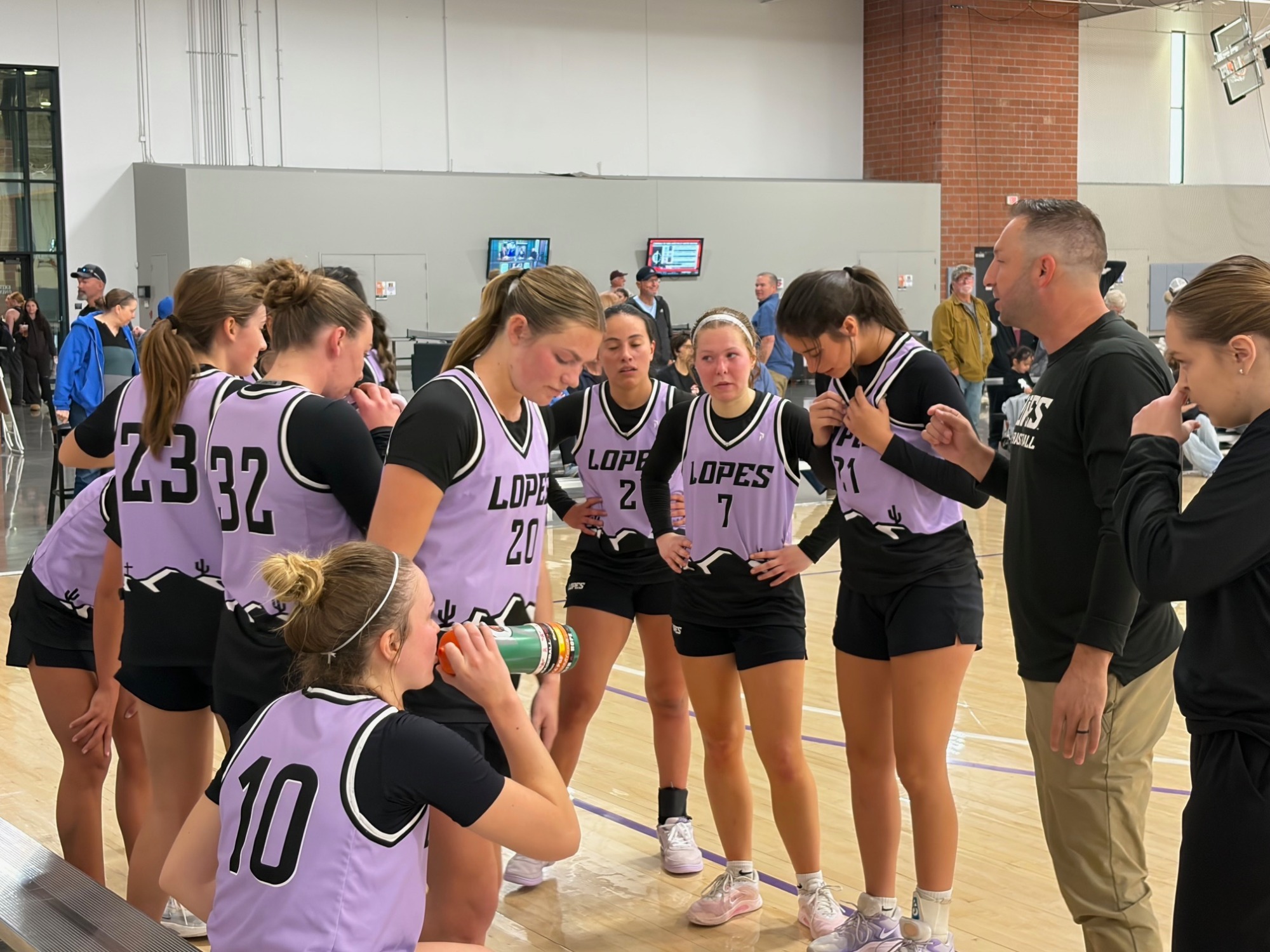GCU Club WBB Team 1 Huddle vs. Ottawa 1-24-26