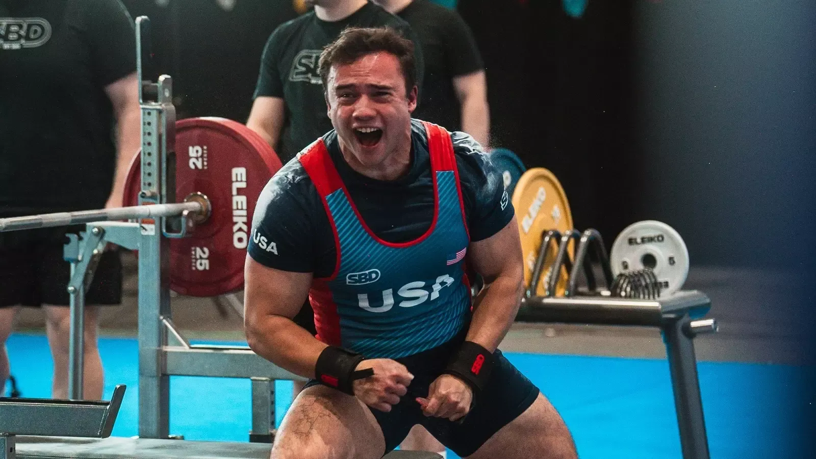 GCU Powerlifting's Dawson Aaron at Bench Press Worlds in Warsaw, Poland 2026