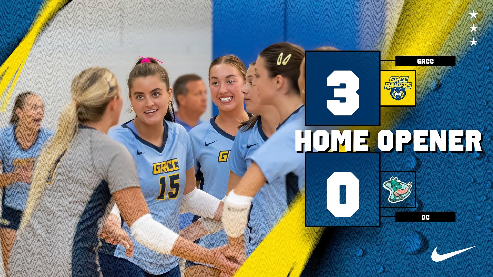 GRCC splits home action on 8-27-26
