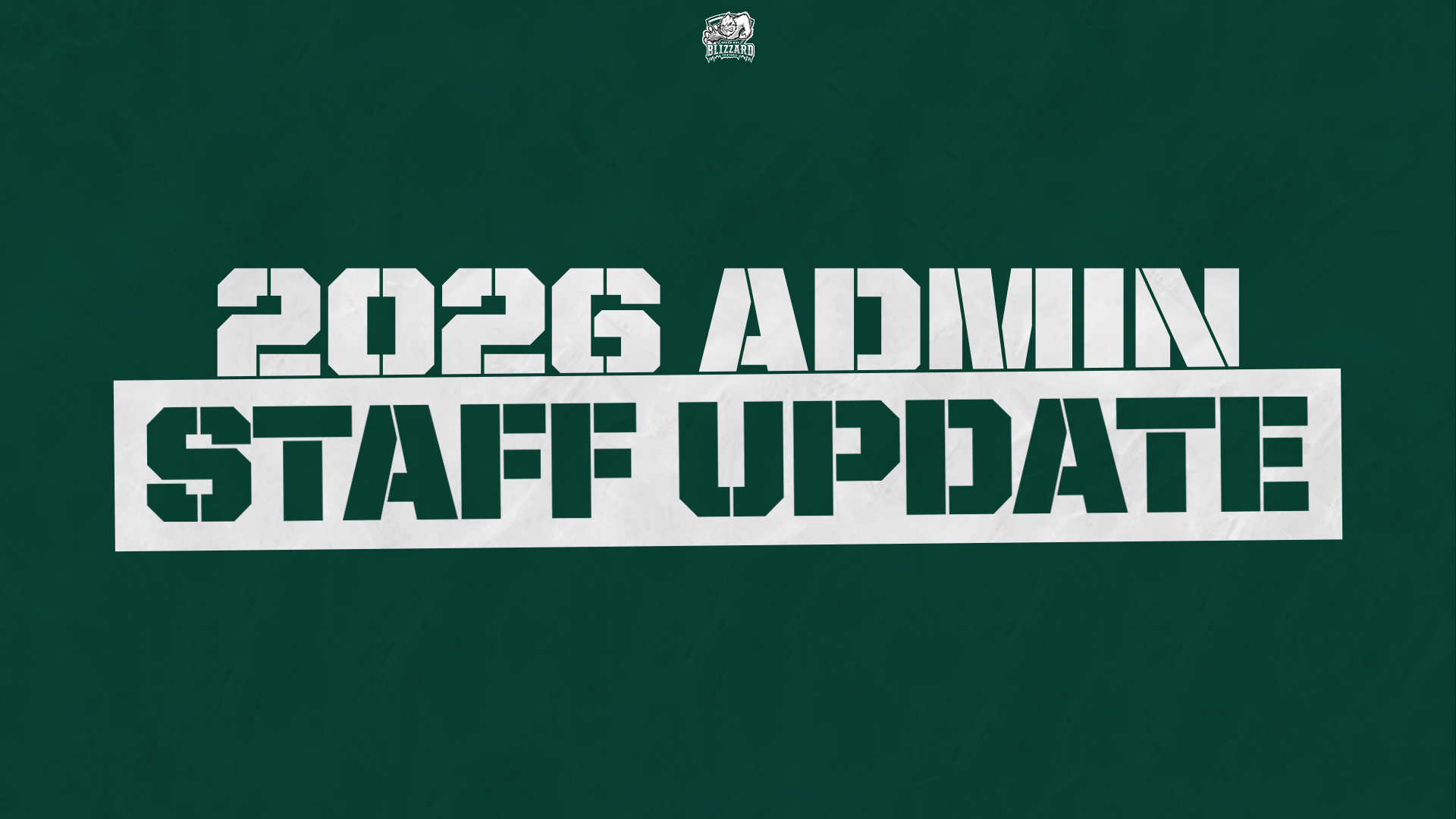 2026 Blizzard admin staff update