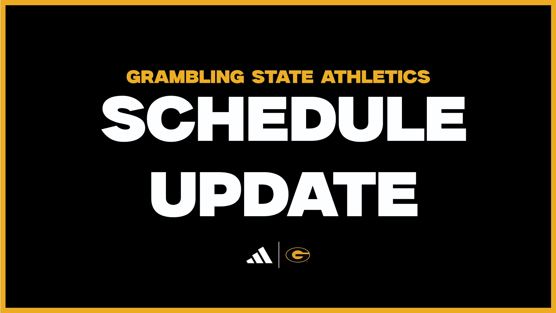 Grambling State Schedule Update