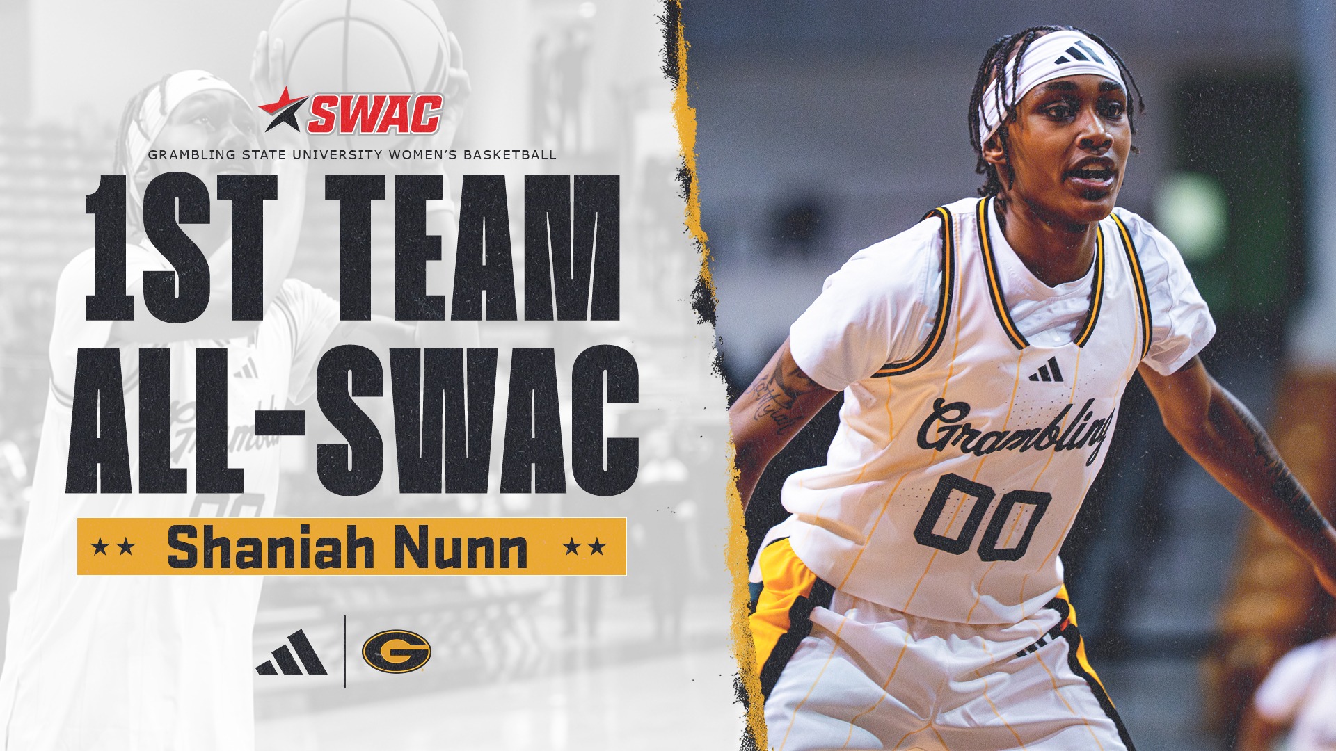 Shaniah Nunn First team All SWAC