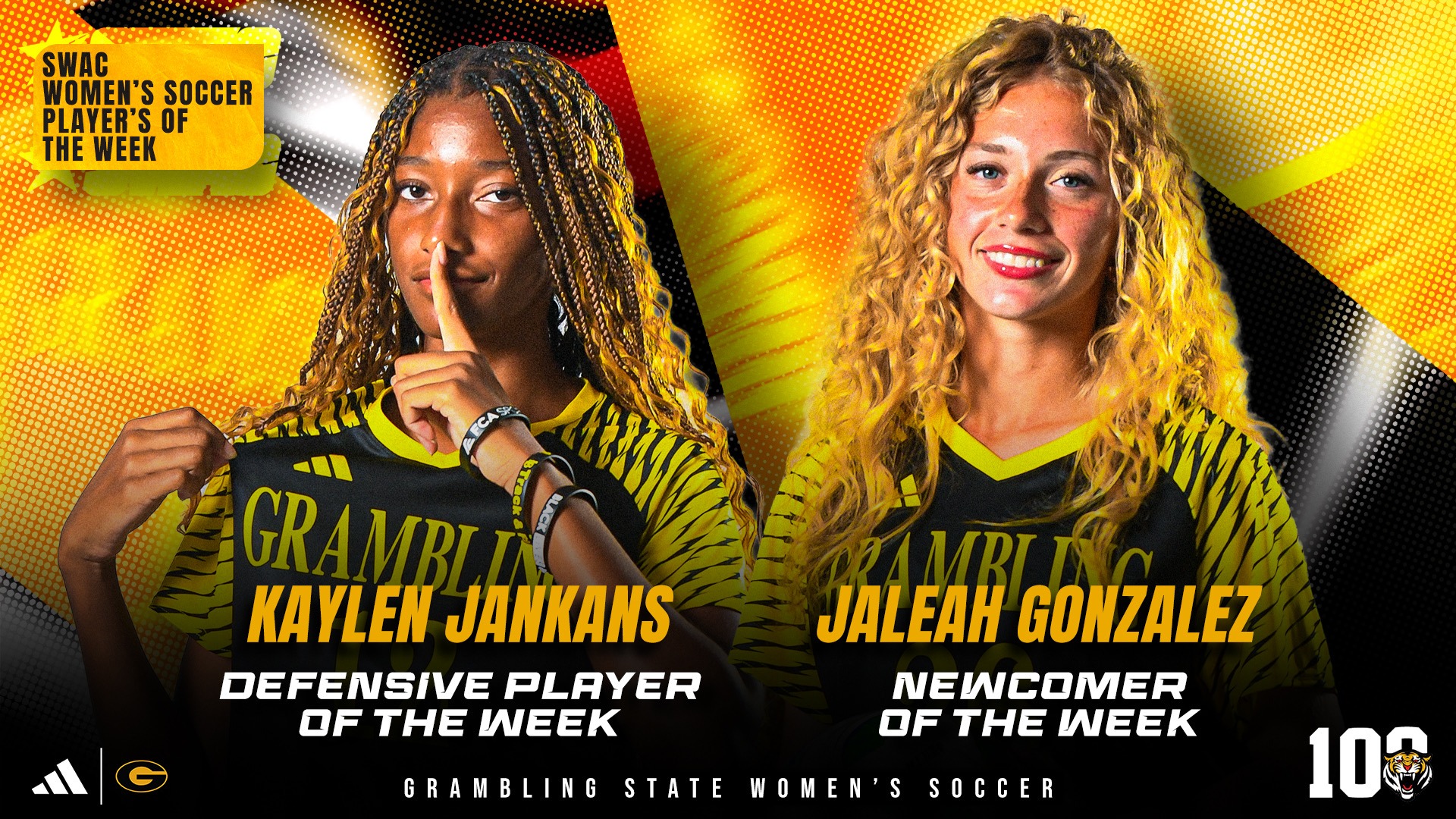 SWAC Player of the week Soccer (Jankans, Gonzales)
