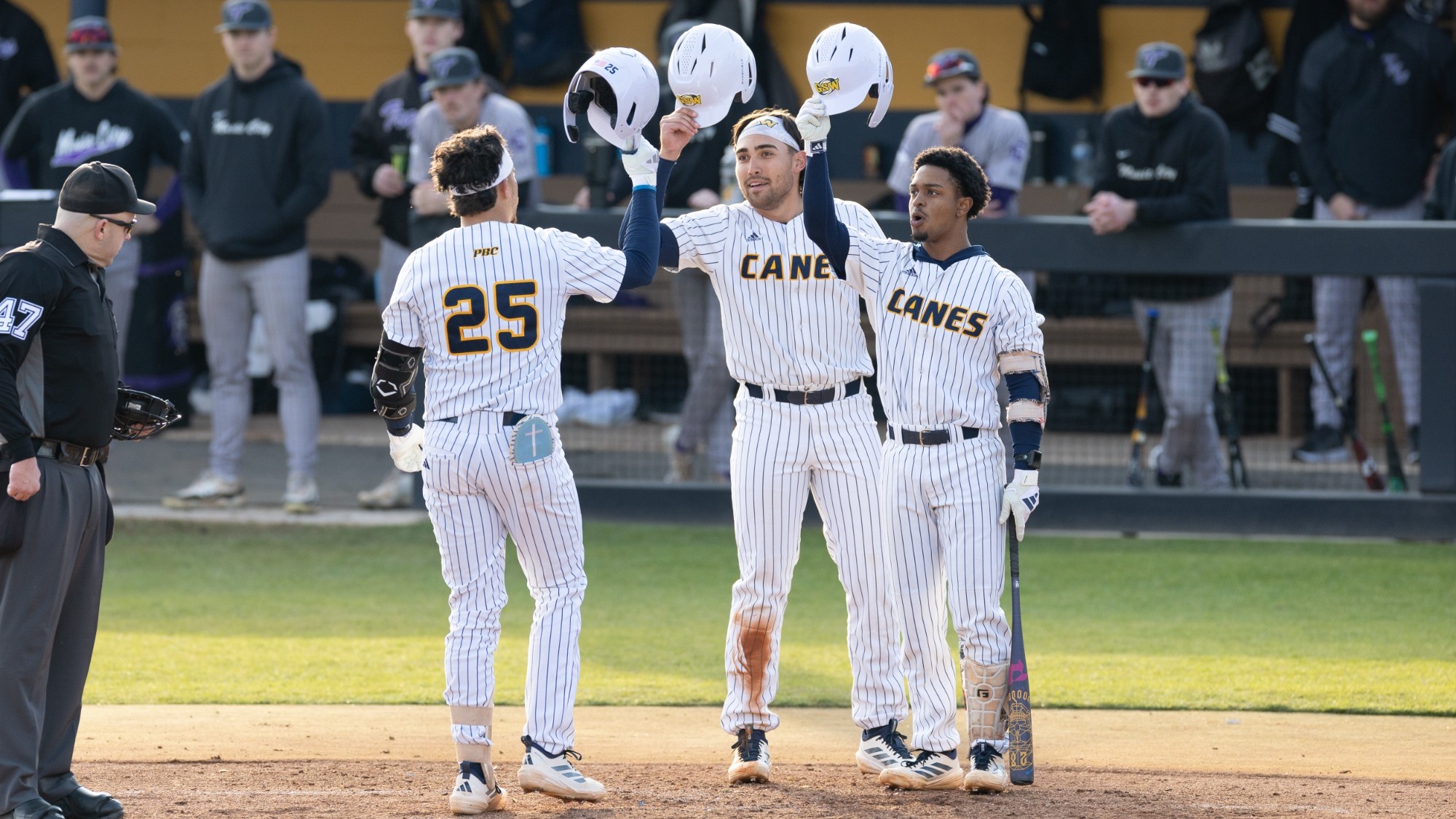 Helmet Tap at Home Opening Day 26