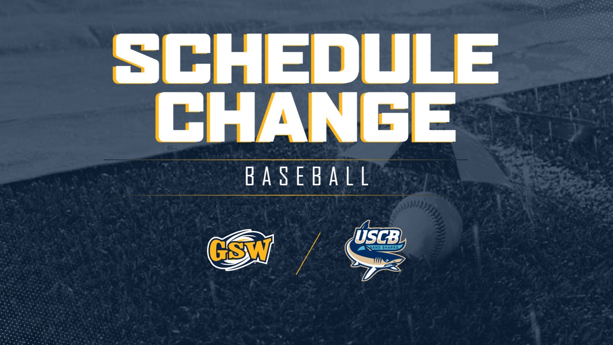 Baseball schedule update for USCB