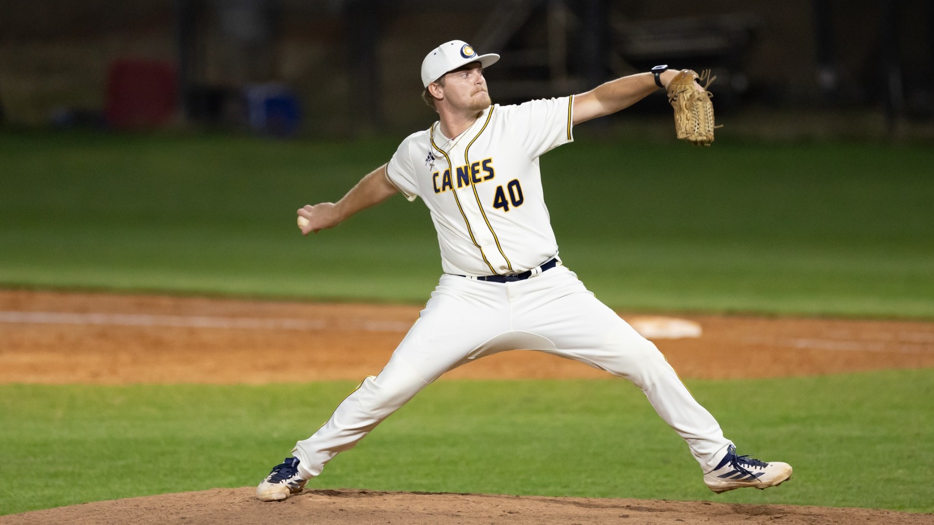 Cooper Sain pitching vs Embry Riddle