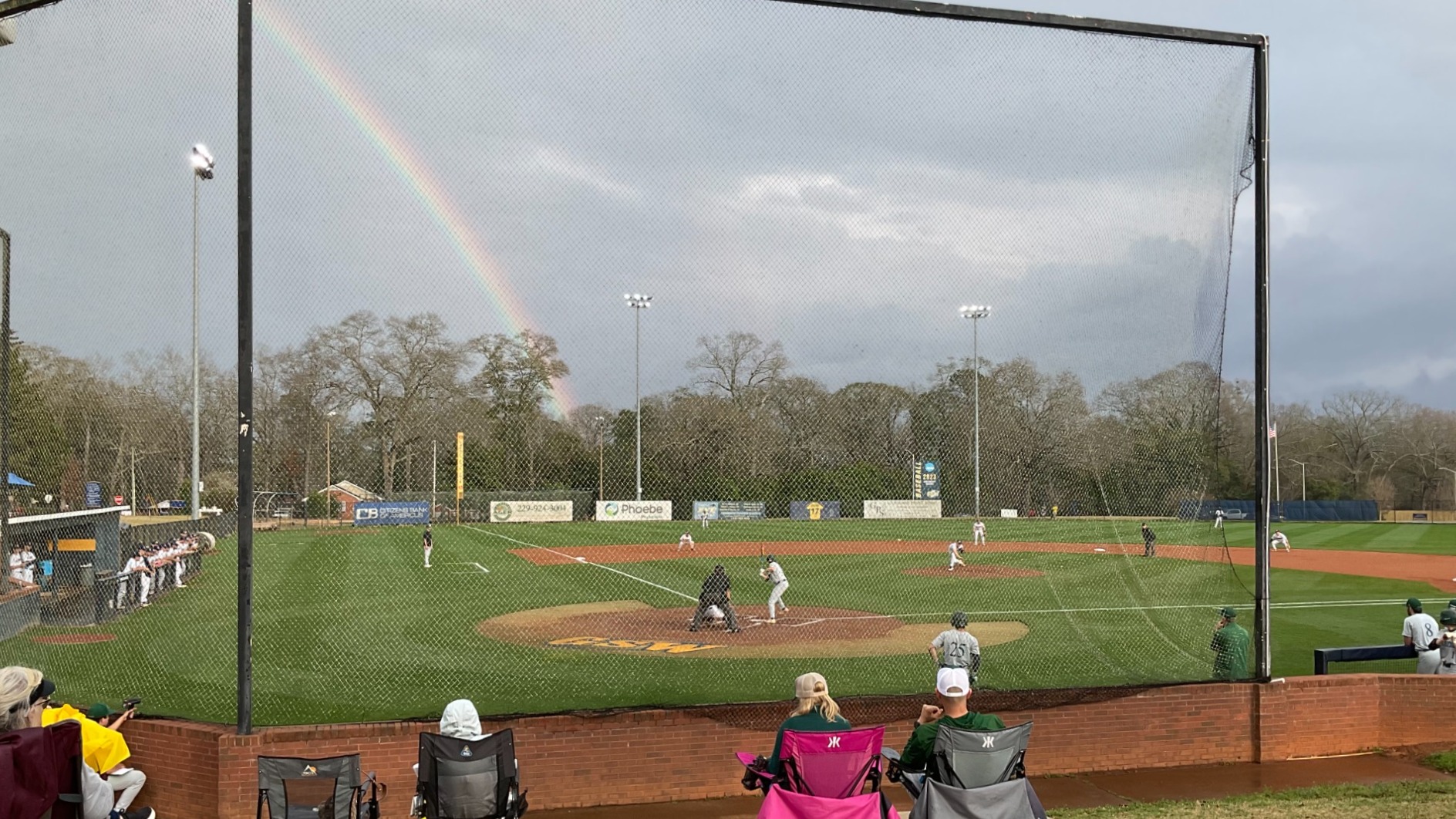 Baseball Game with Rainbow vs Georgia College