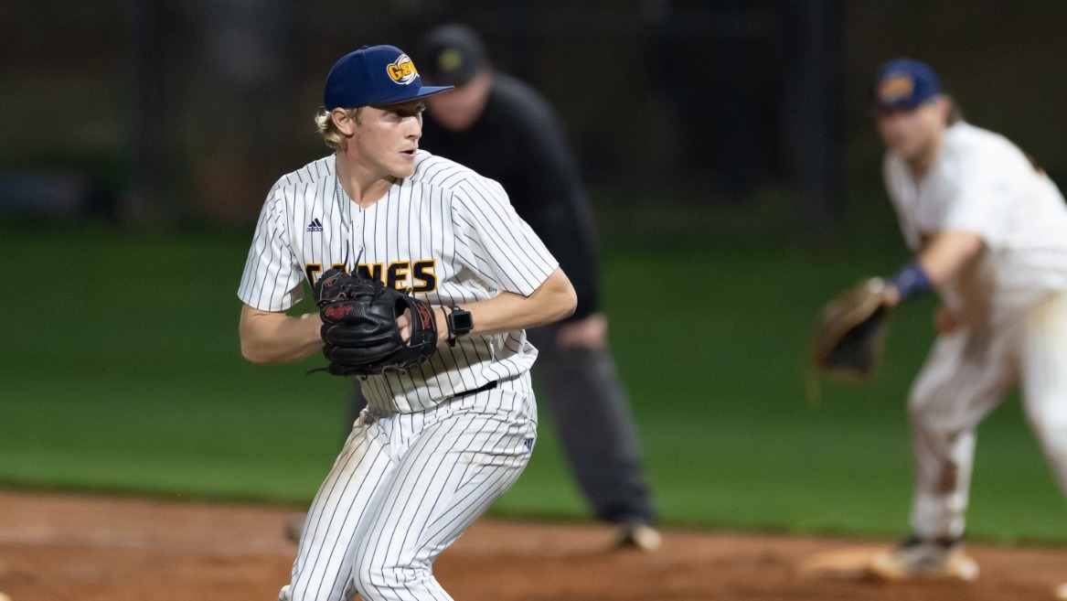 Koehler pitching against GCSU