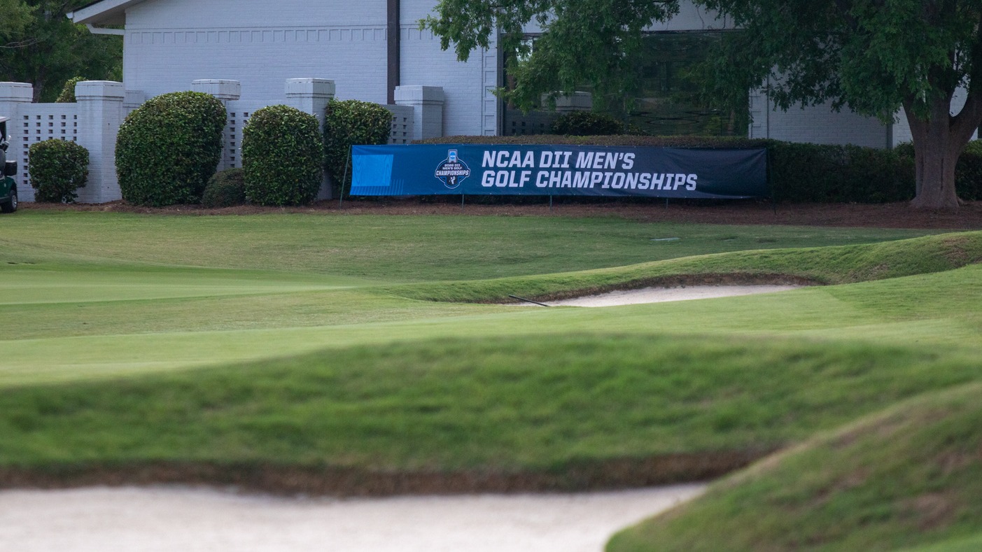Golf Banner at Mens Regional