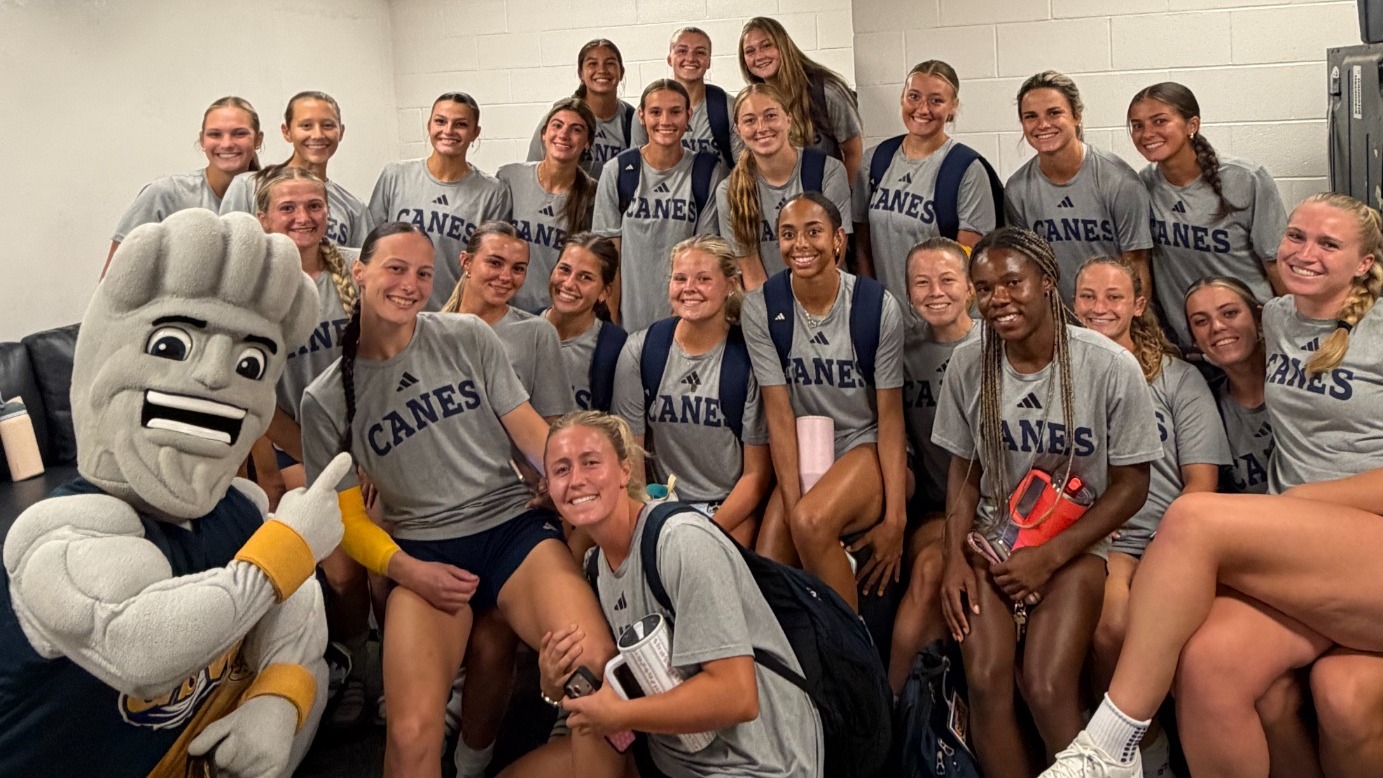 Womens Soccer with Hannah Garrett after GK of Week