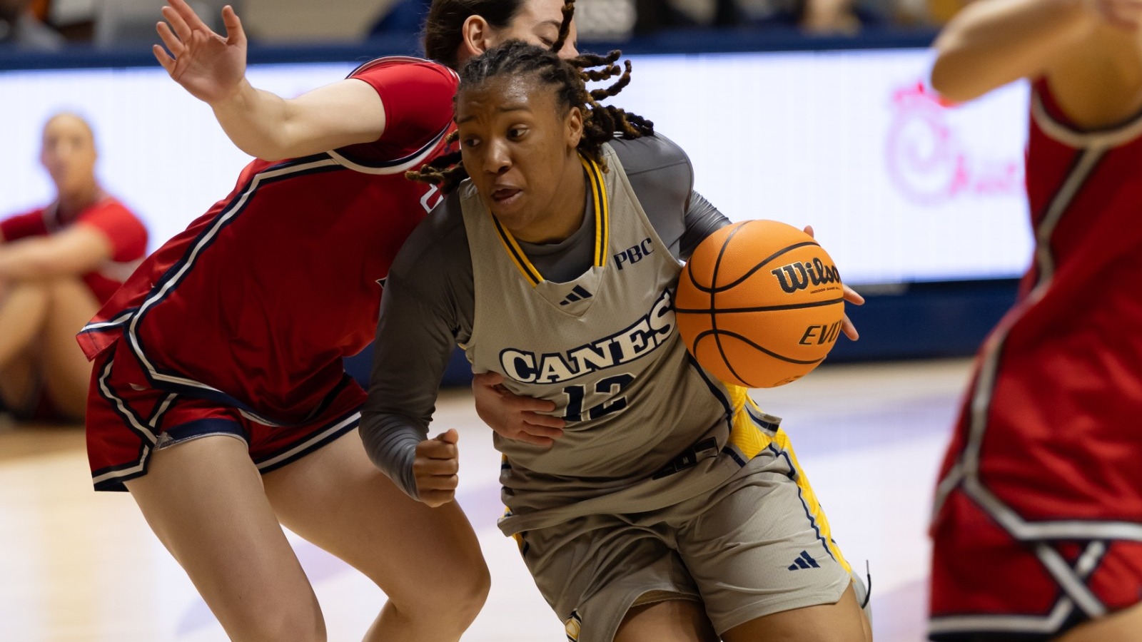 Madison Brittle dribble drive vs USCA