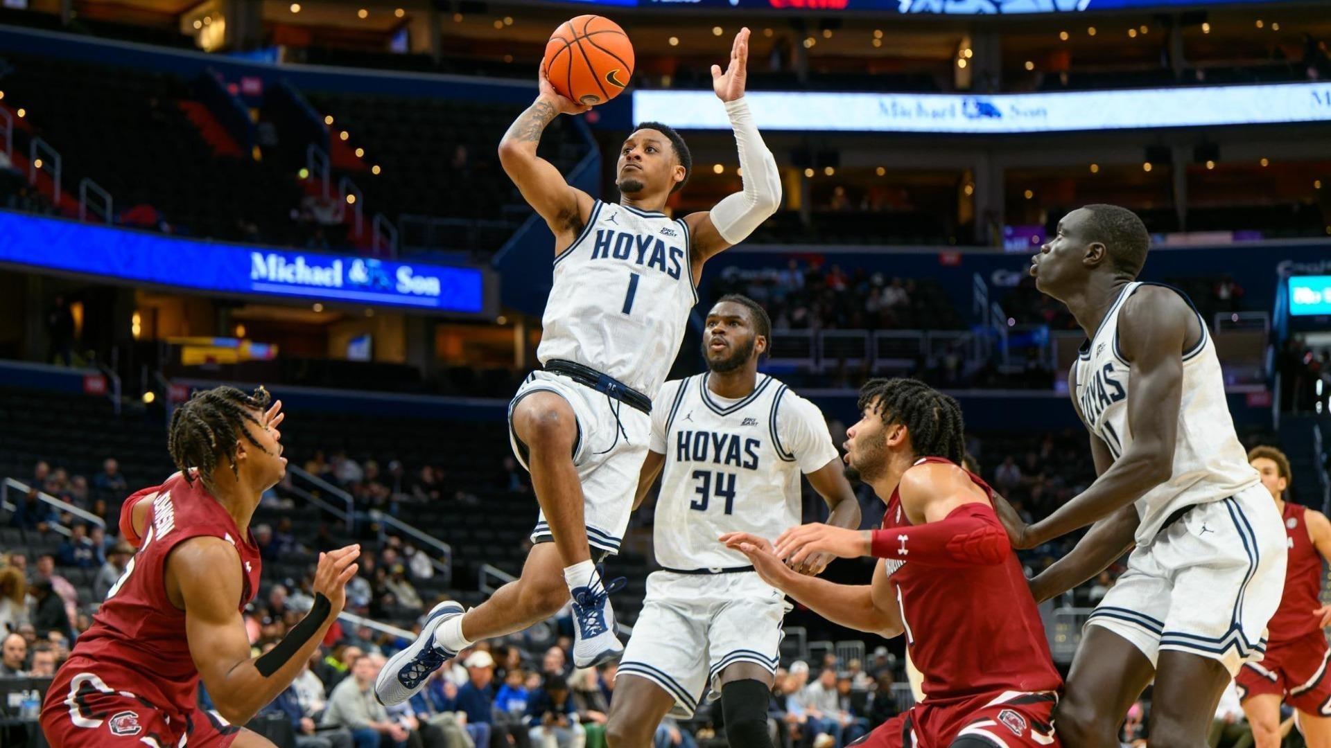 Hoyas Fall to South Carolina in Overtime University Athletics