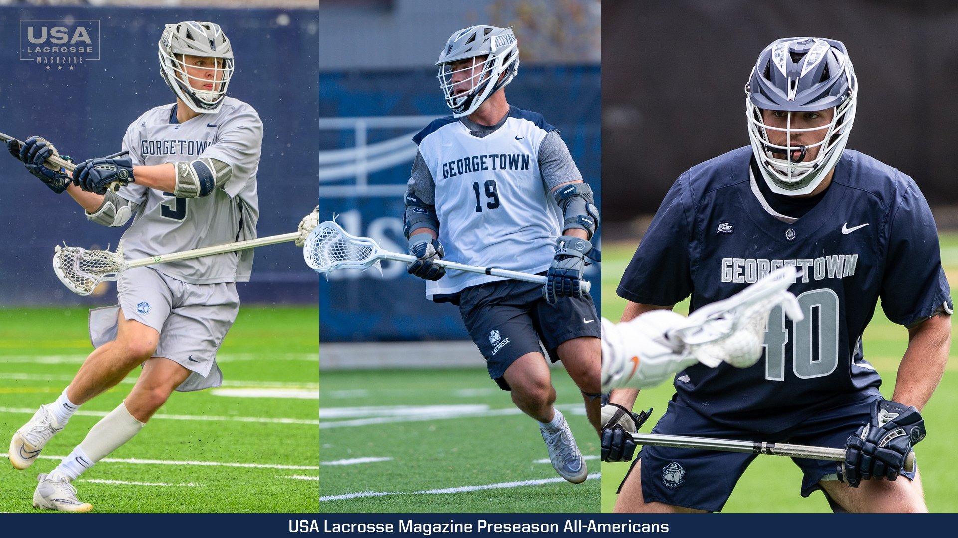 Three Hoyas Named USA Lacrosse Magazine Preseason AllAmericans