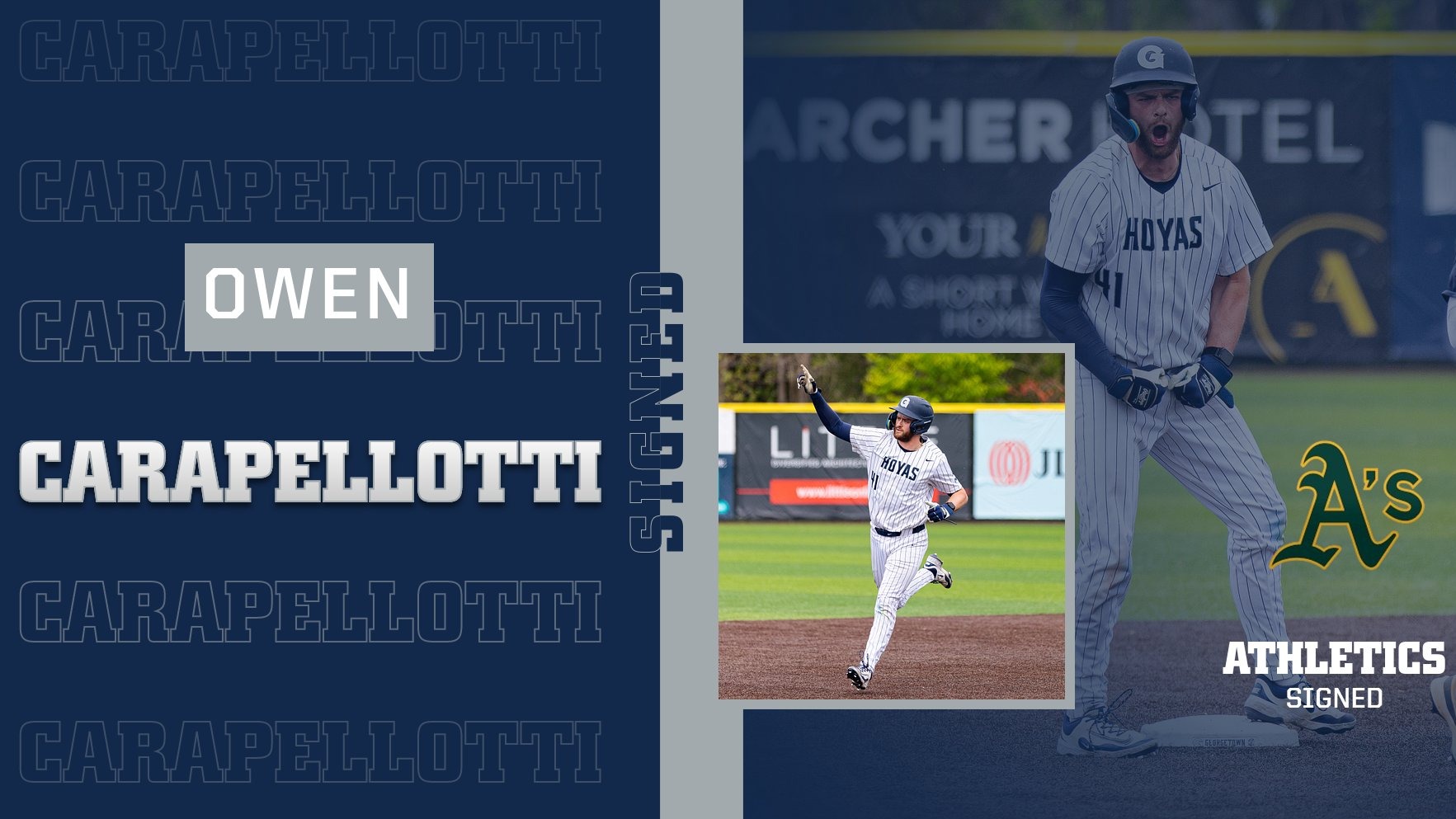 Owen Carapellotti Signs with A's