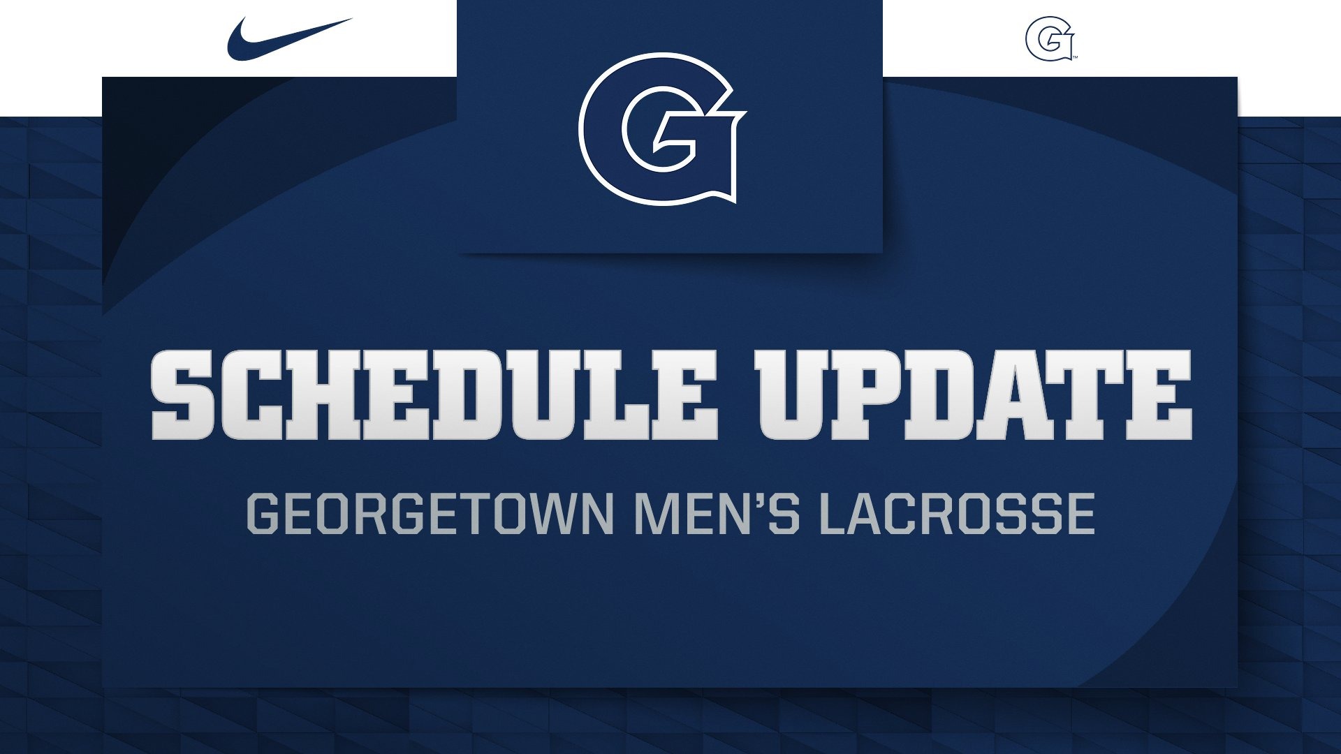 Men's Lacrosse Schedule Update