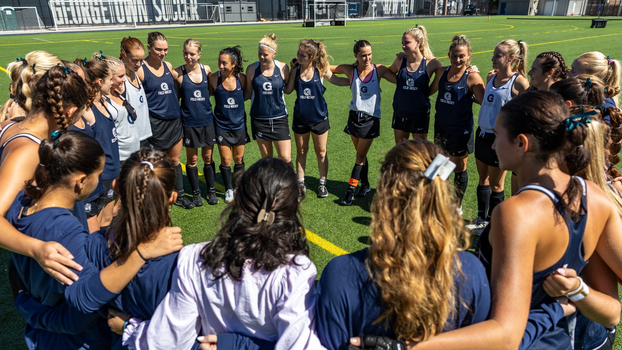 Field Hockey Huddle