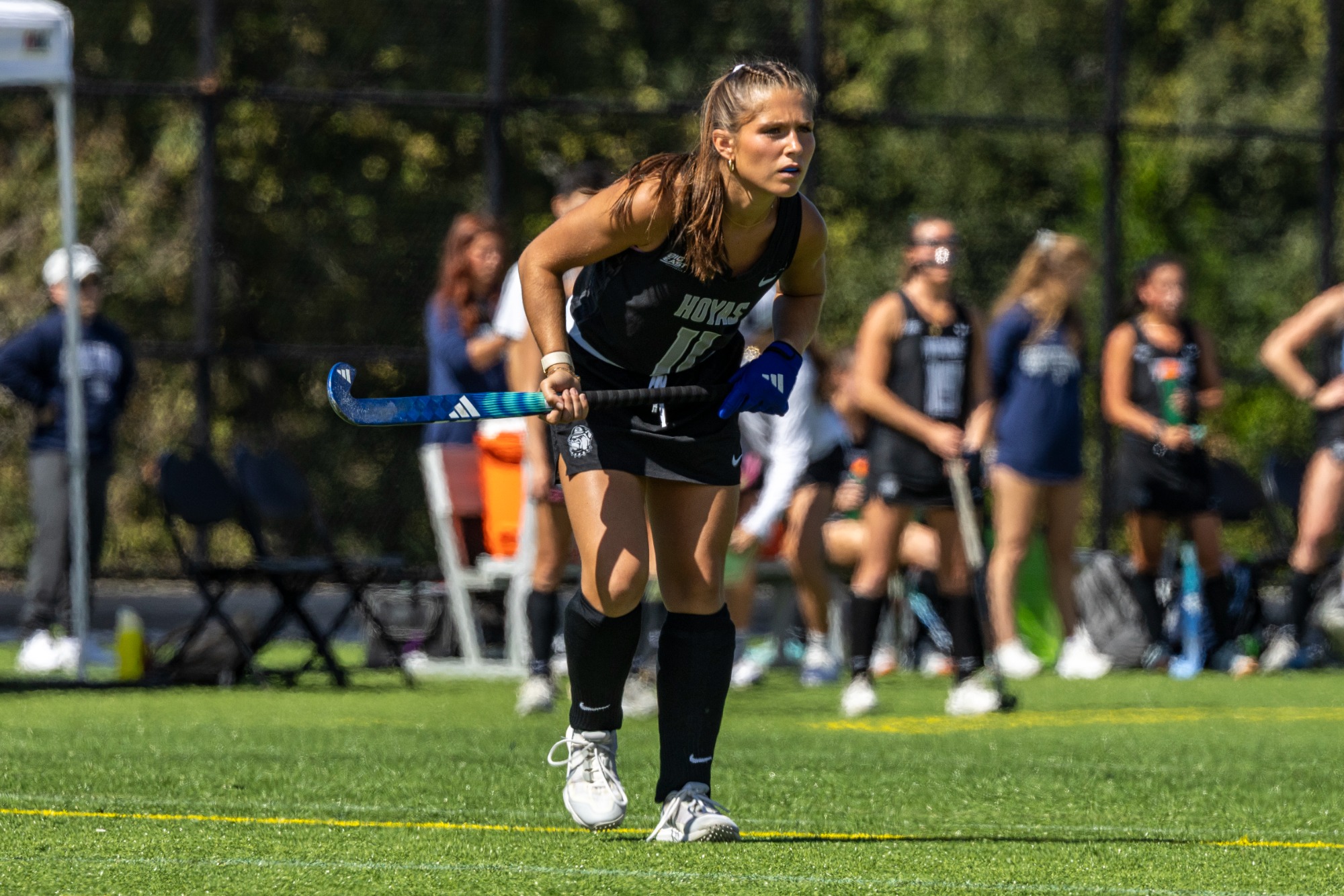 Scenes as the Georgetown University women’s field hockey team hosts Providence on Friday, Sept. 25, 2026.