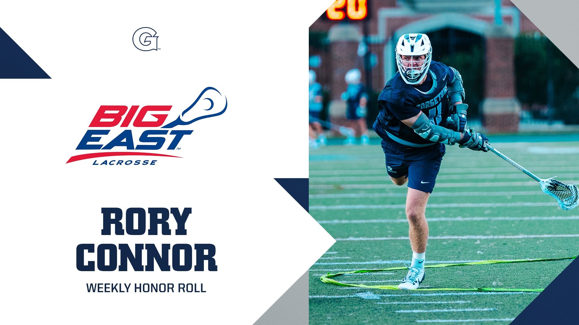 BIG EAST Men's Lacrosse Weekly Honors - 022326 - Rory Connor
