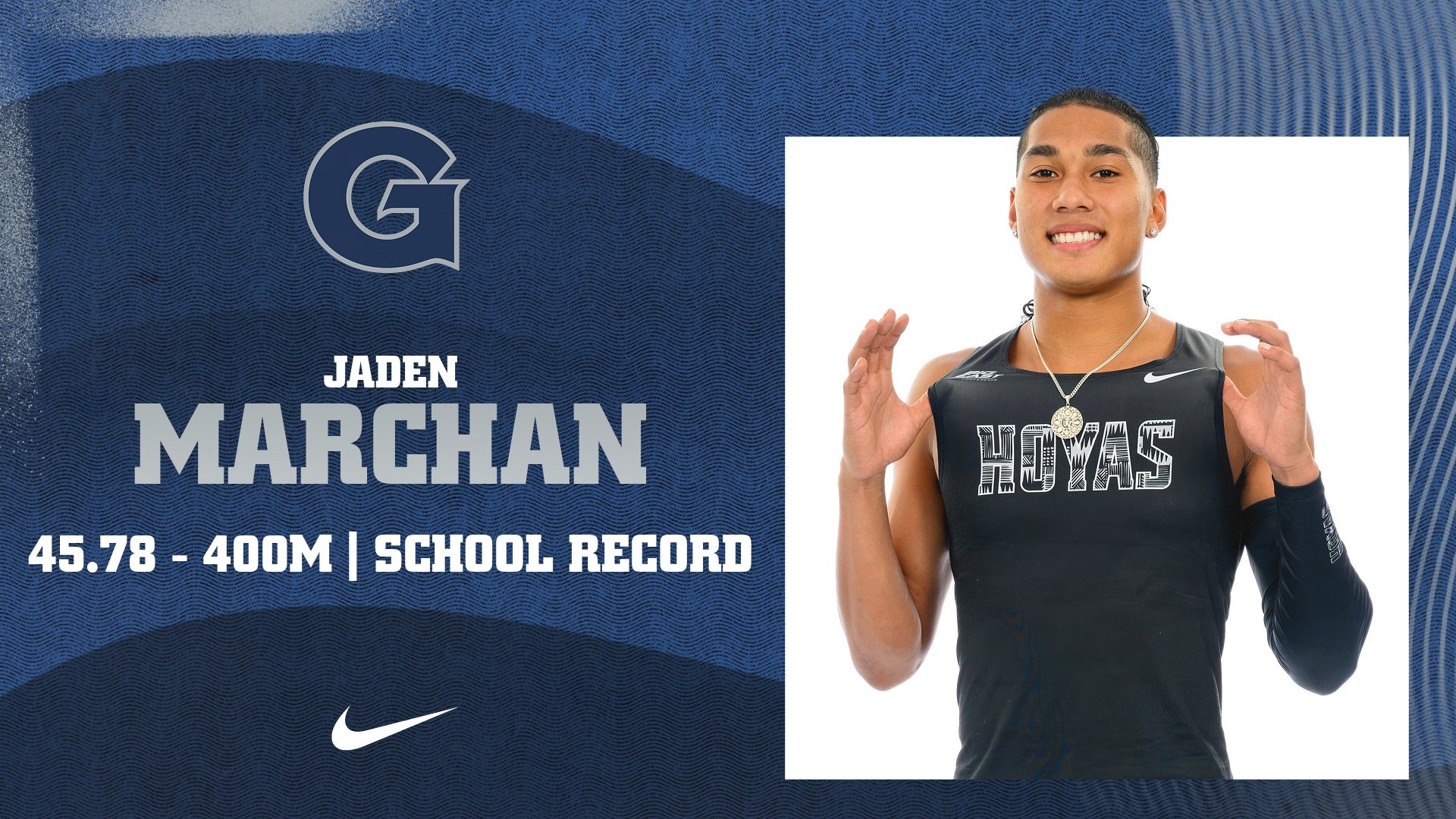 Jaden Marchan 400M school record