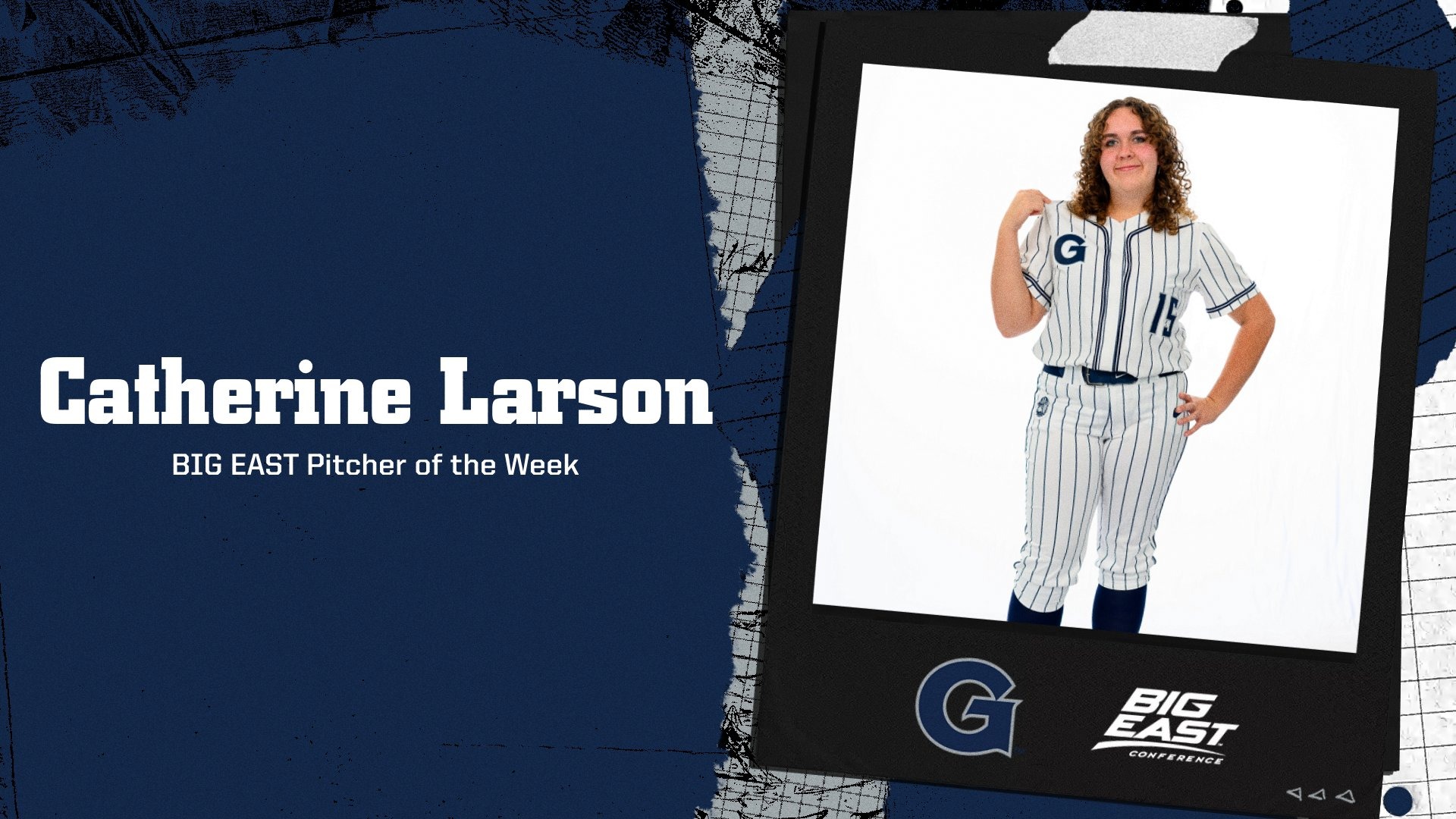 Cathrine Larson BIG EAST Pitcher of the Week